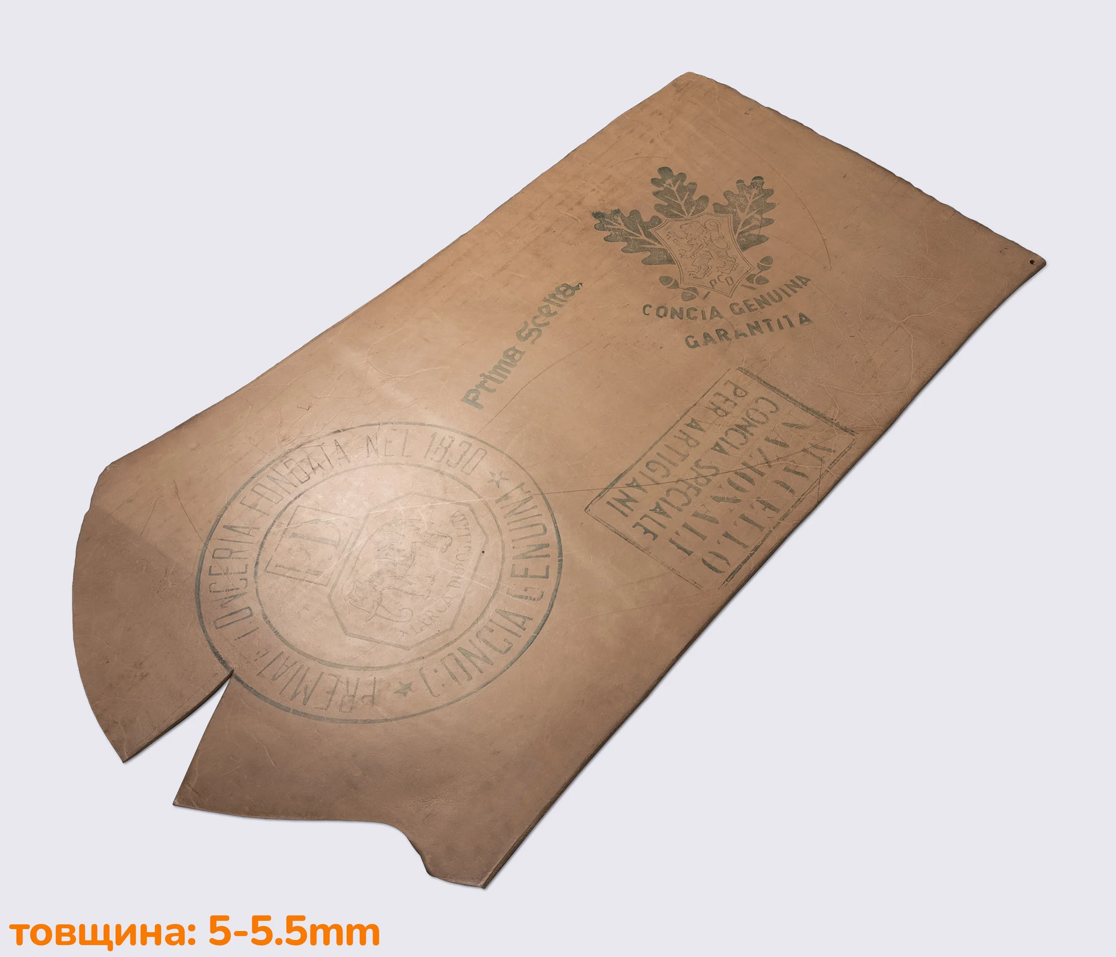 Кожа растительного дубления LEATHER BENDS FULL GRAIN OLD BARK