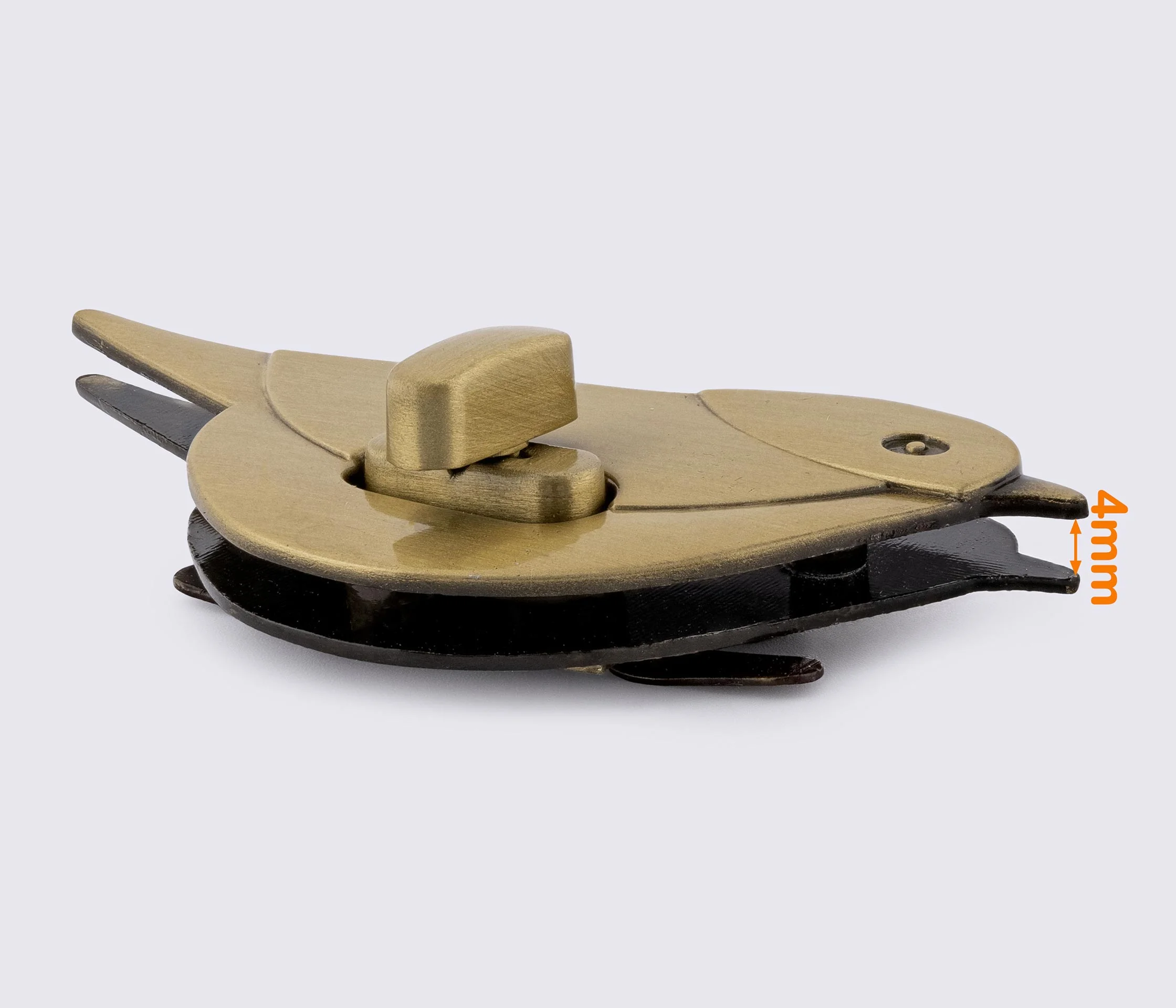Замок для сумки 30*67мм 65-072