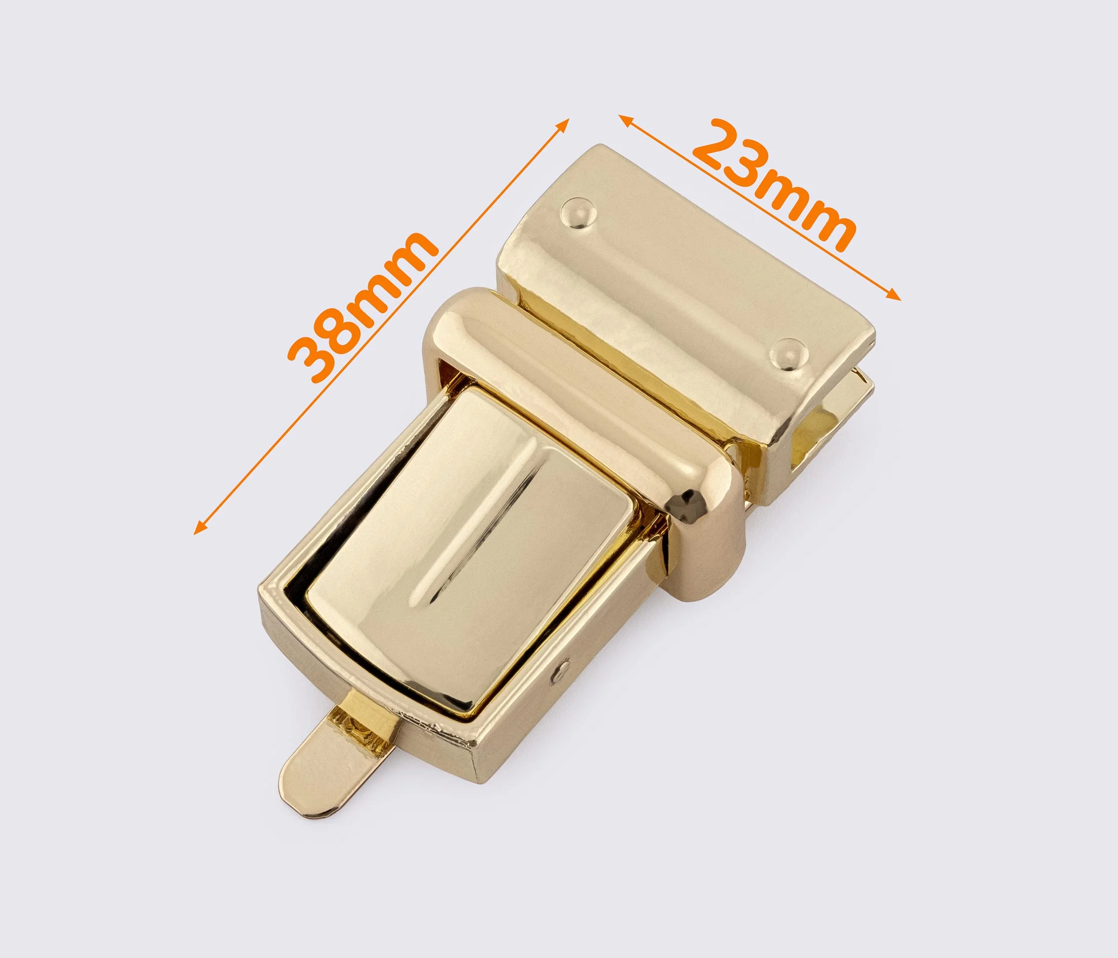 Замок для сумки 23*38 мм 65-025