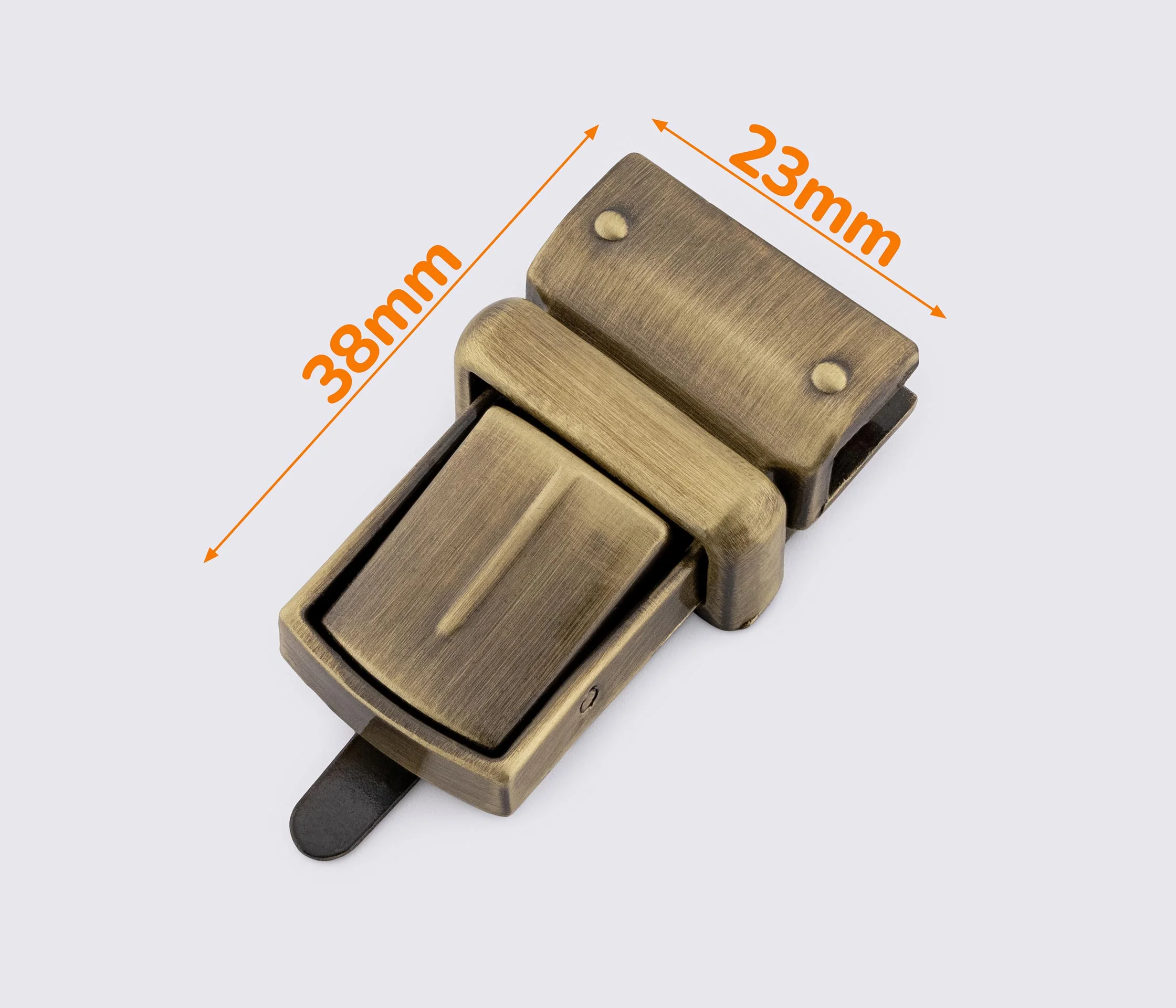 Замок для сумки 23*38 мм 65-025