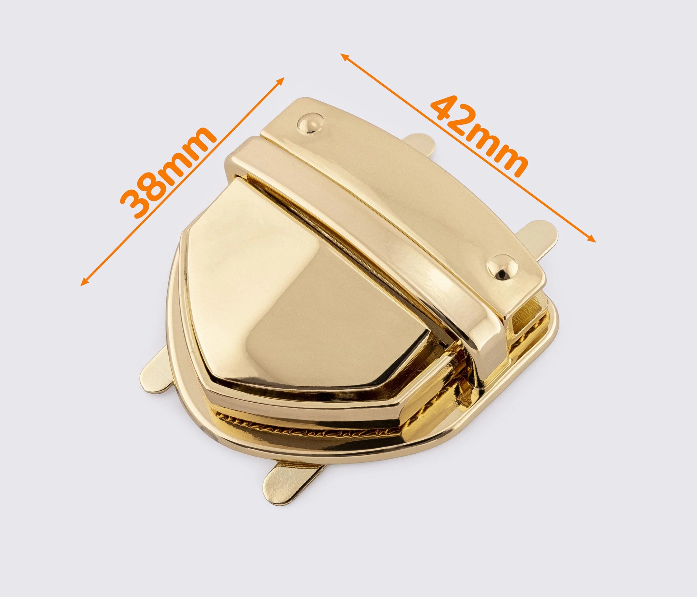 Замок для сумки 42*38мм 65-007
