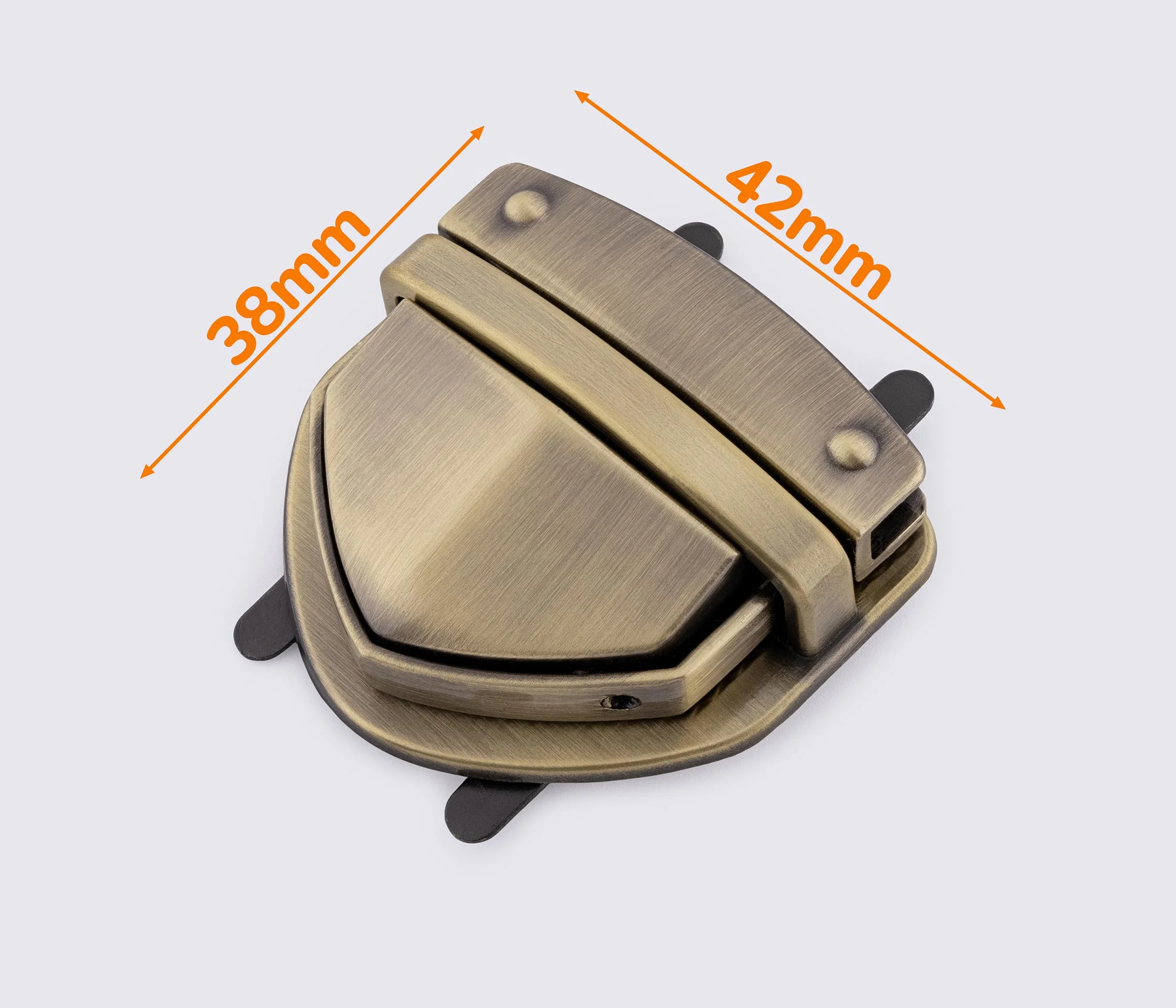 Замок для сумки 42*38мм 65-007