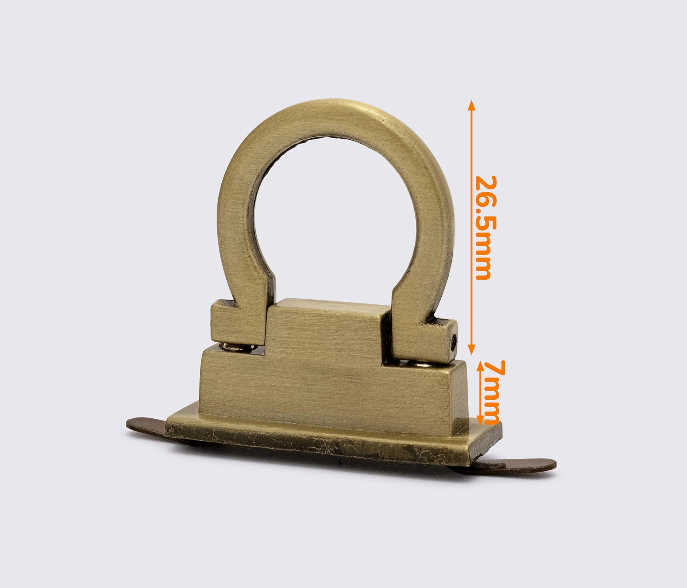 Замок для сумки 17*46мм 65-013