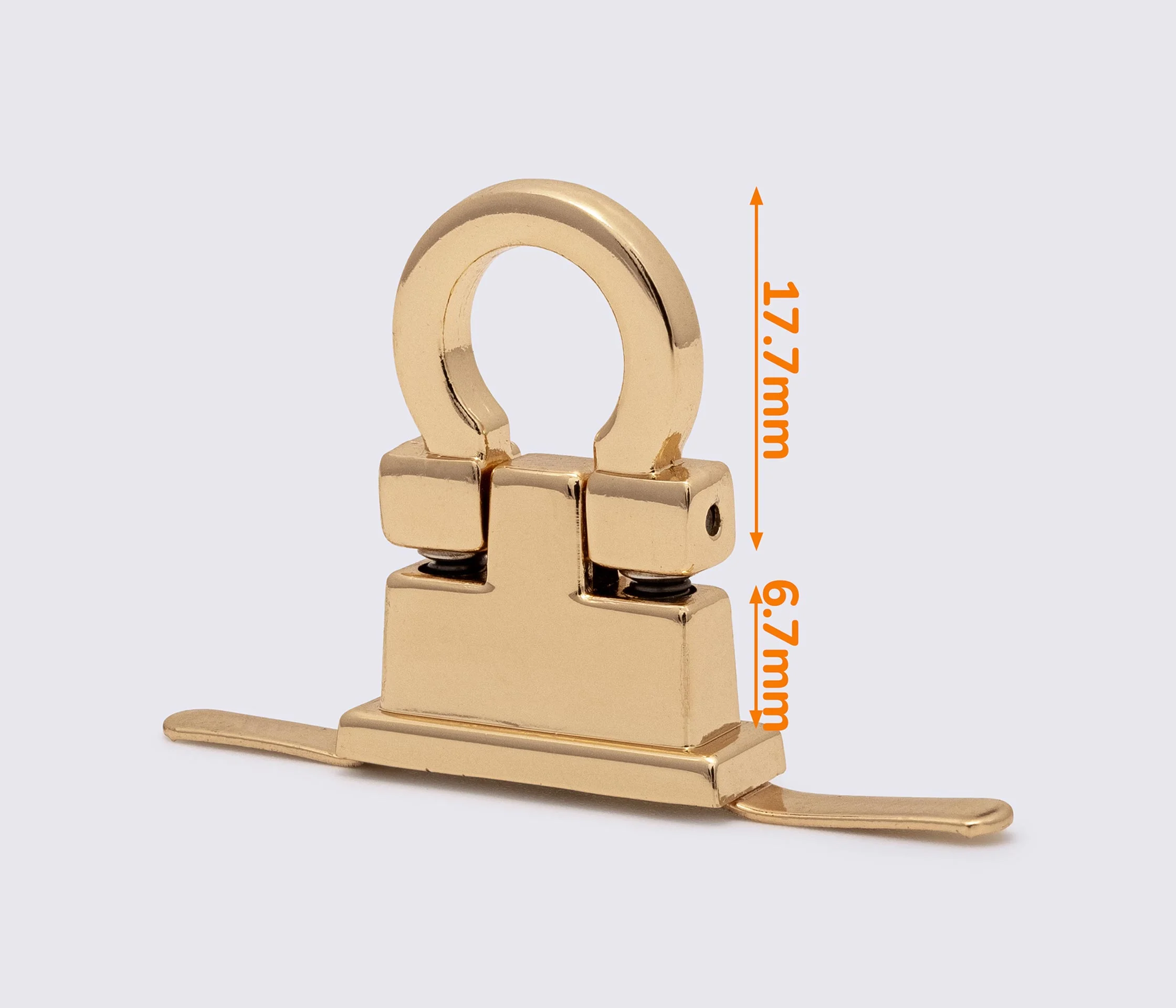 Замок для сумки 15*30мм 65-014