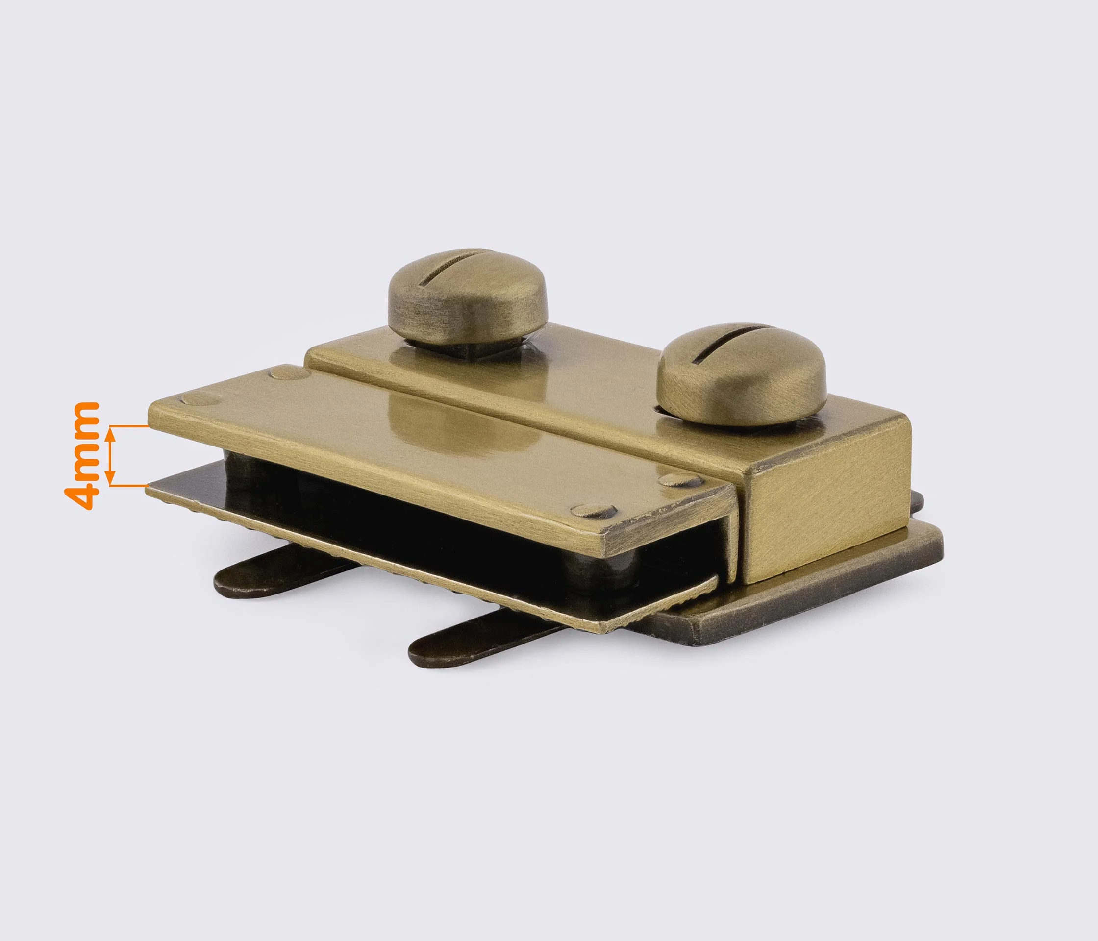 Замок для сумки 29*39мм 65-016