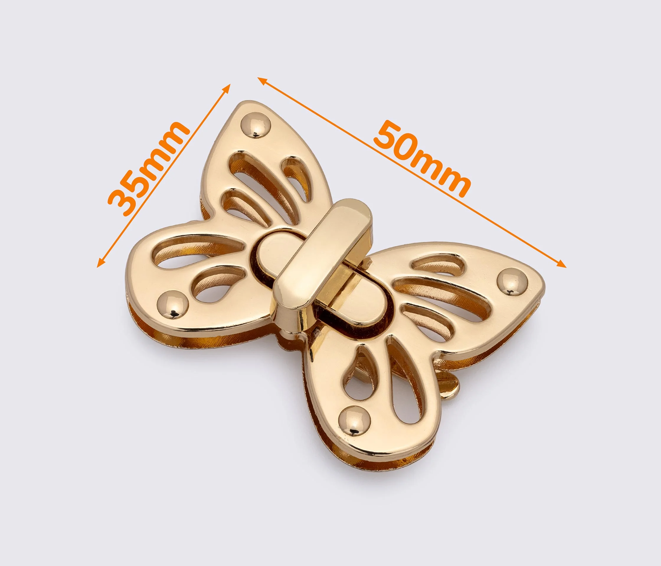 Замок для сумки 35*50мм 65-023