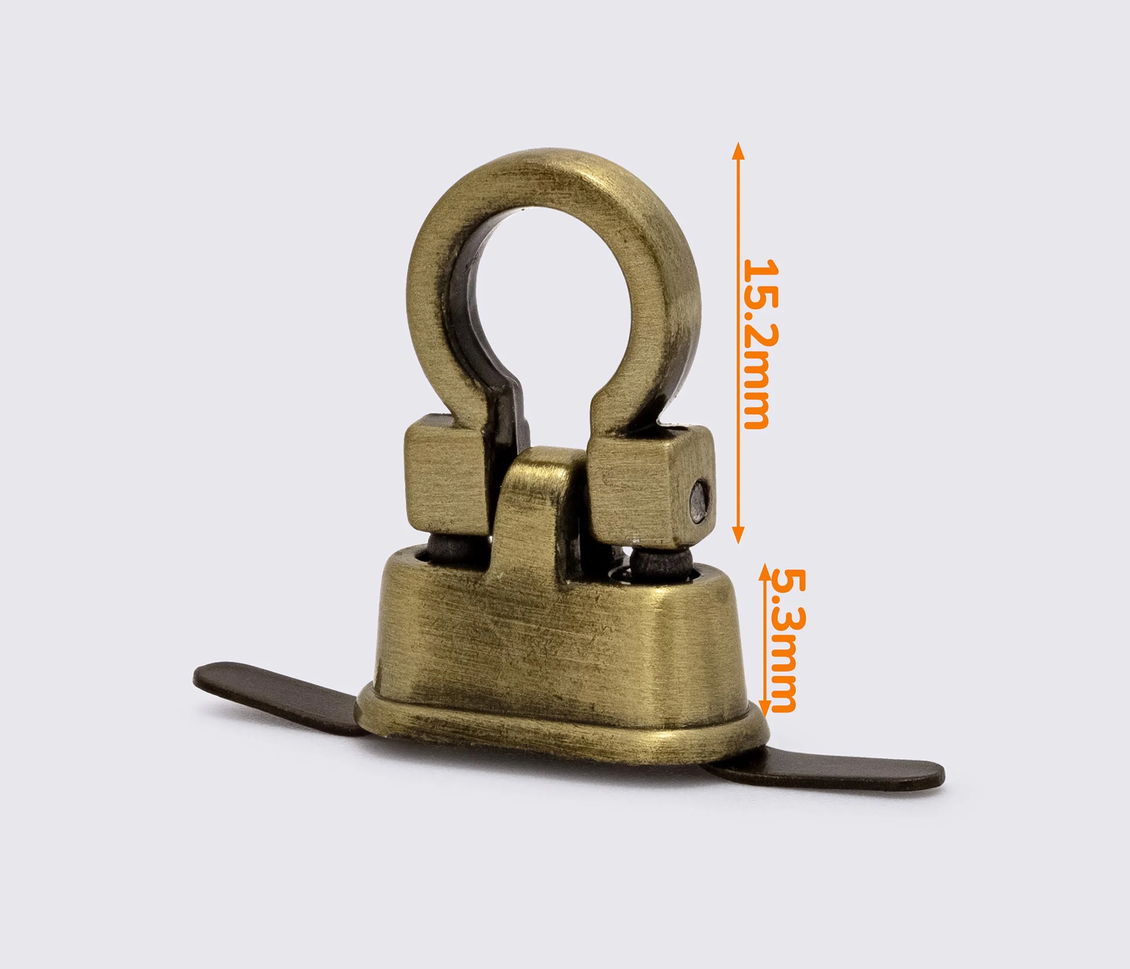 Замок для сумки 17*30 мм 65-034