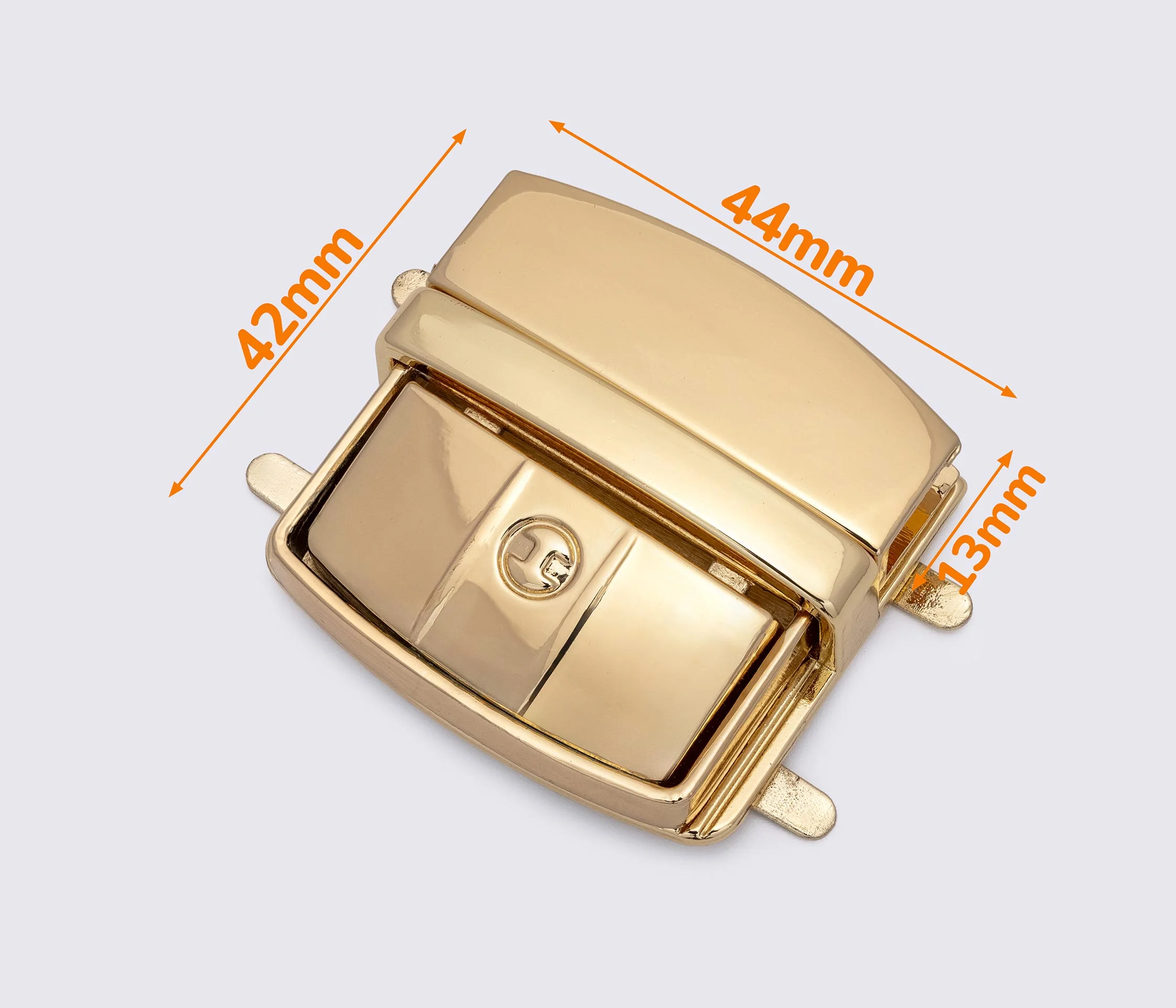 Замок для сумки 42*44мм 65-053