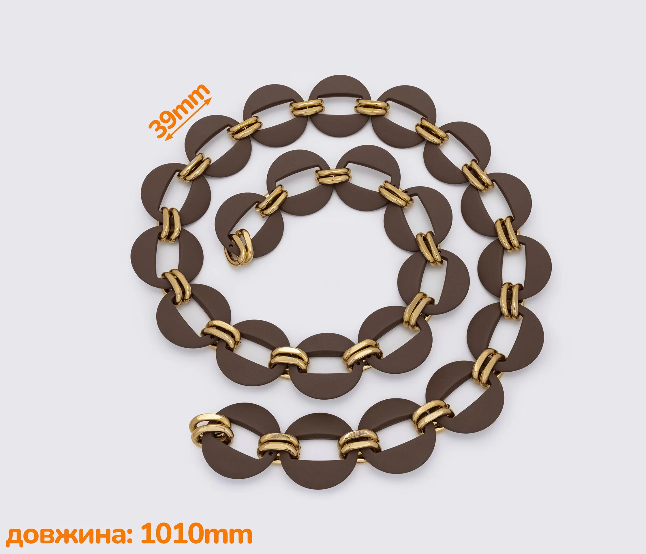 Цепь акриловая метражная 1000mm (1717)
