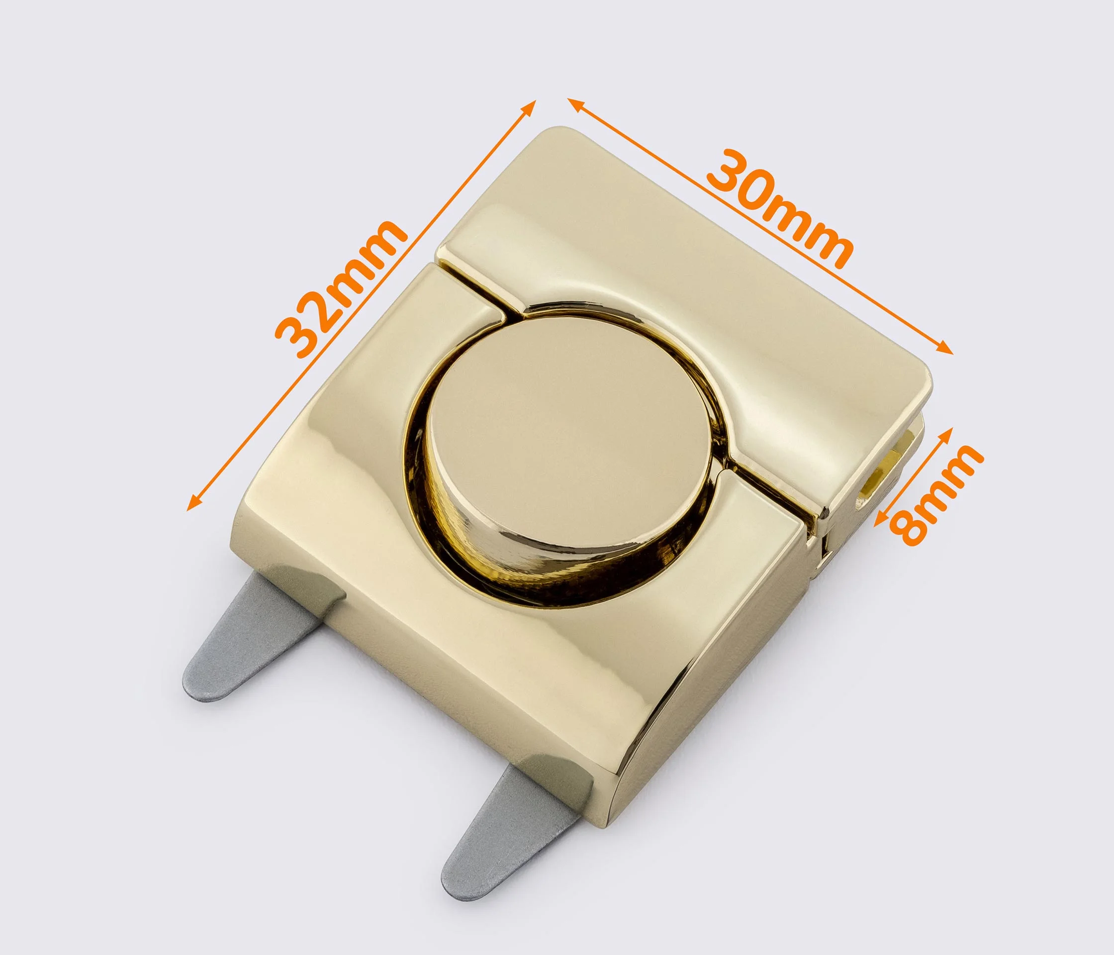 Замок для сумки 32*30мм 88-003