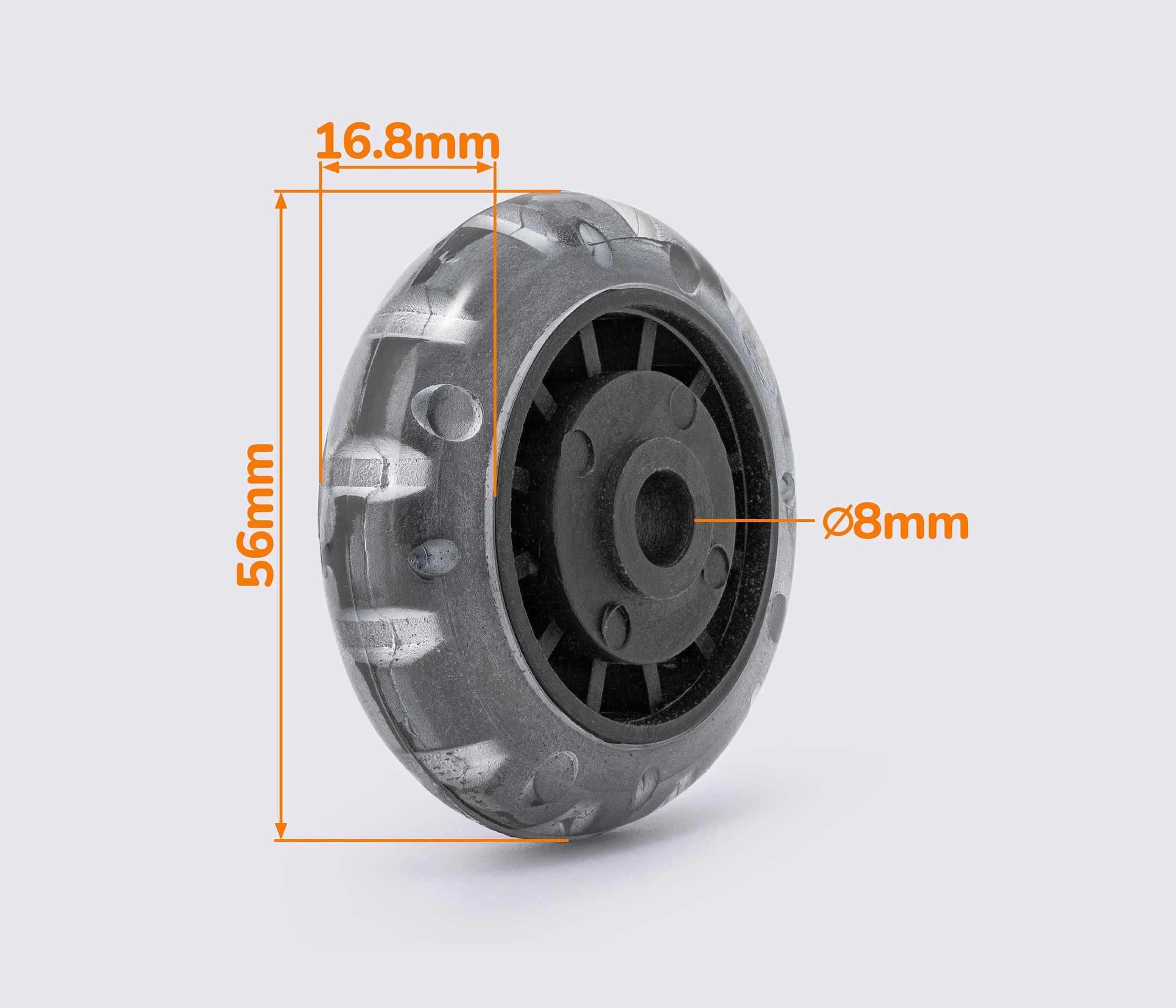 ЧМК-026 Колесо для чемодана d=56 мм