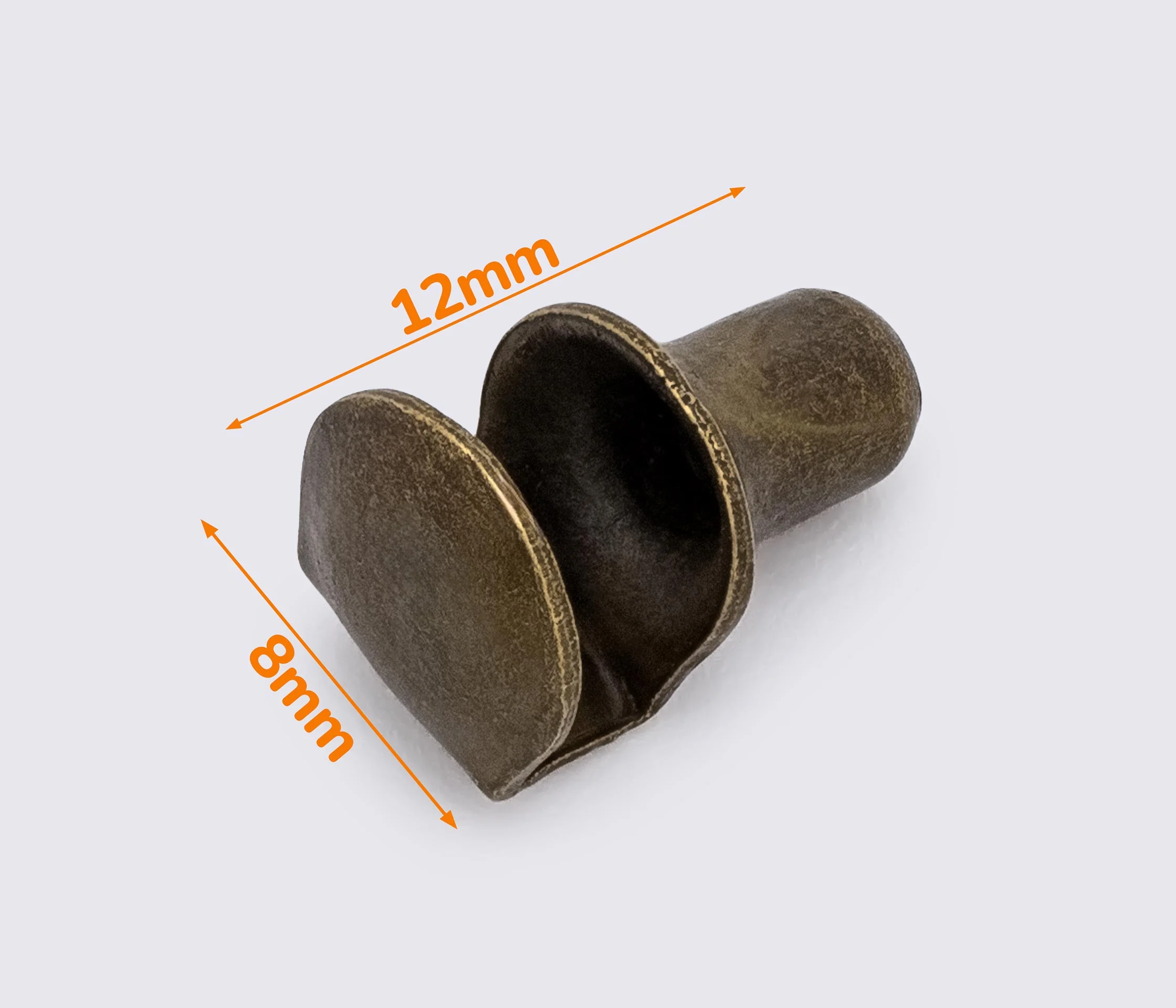 Петли обувные под шнурок 1022-8mm, 8мм