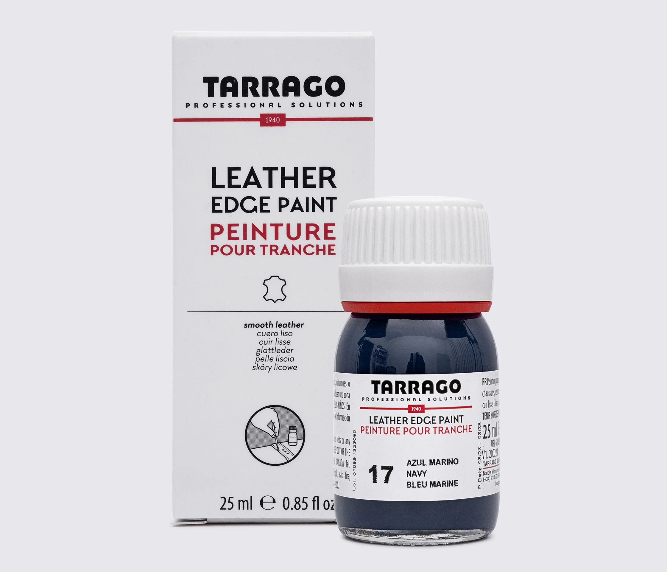 Краска для урезов Tarrago Leather Edge Paint, 25 мл TPC01