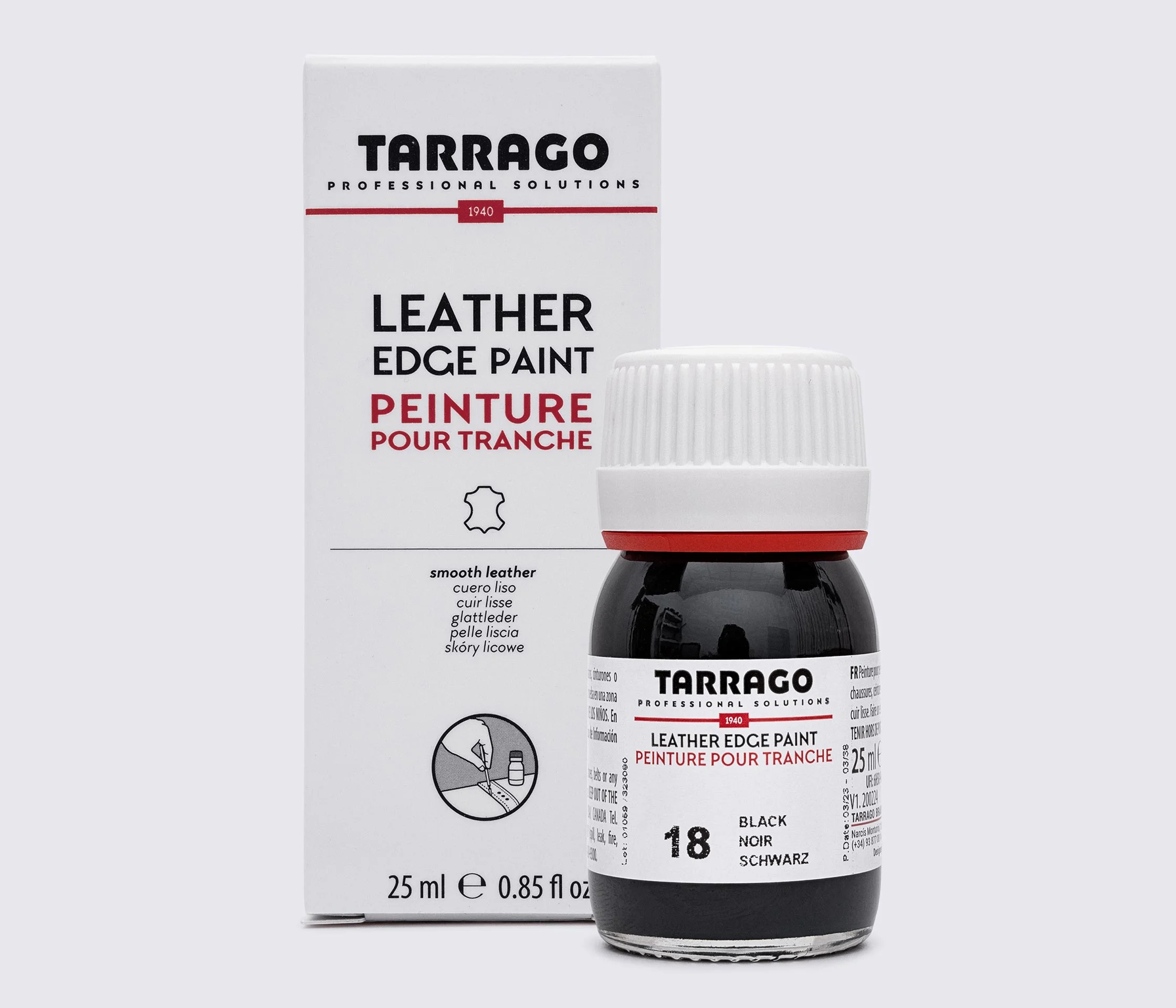 Краска для урезов Tarrago Leather Edge Paint, 25 мл TPC01