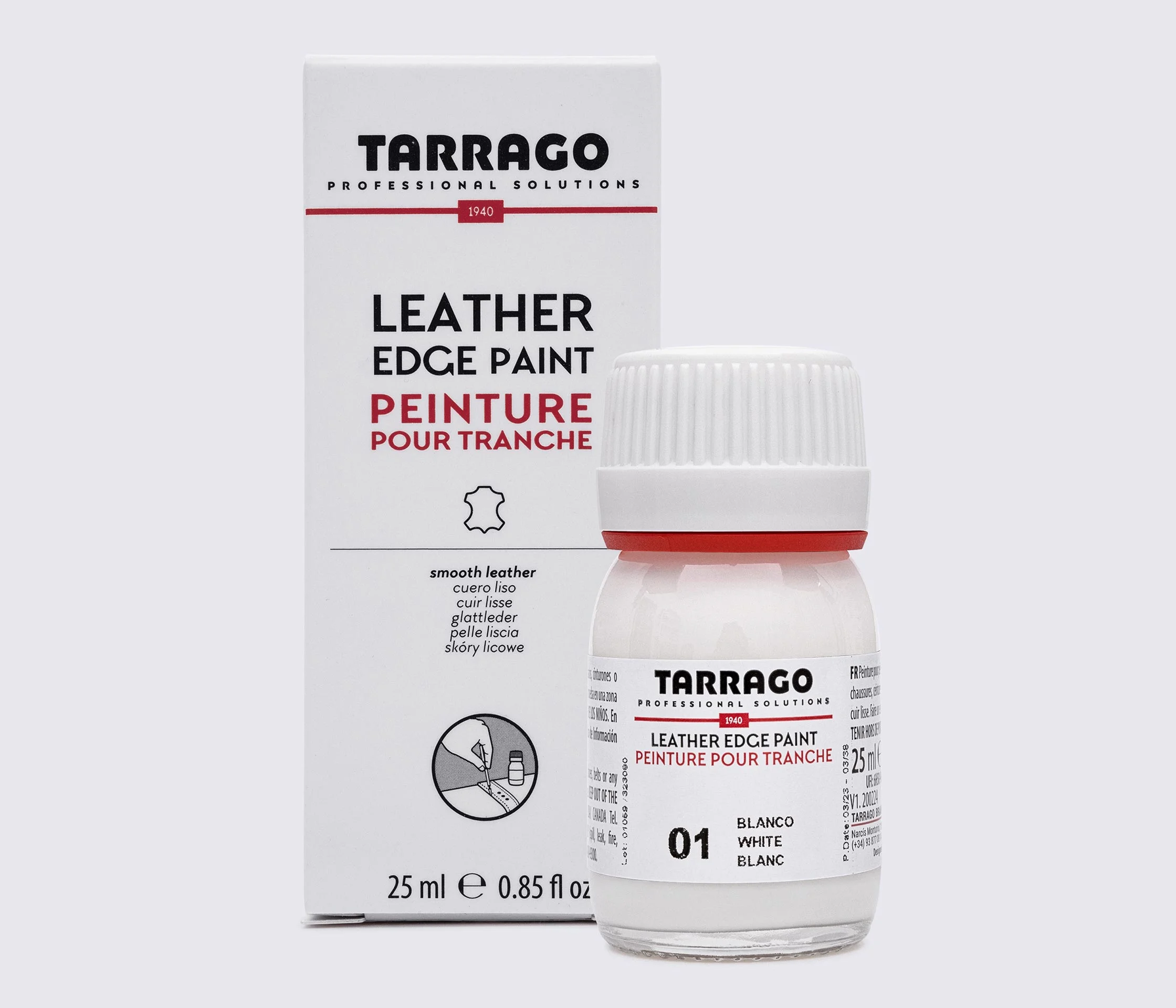 Краска для урезов Tarrago Leather Edge Paint, 25 мл TPC01