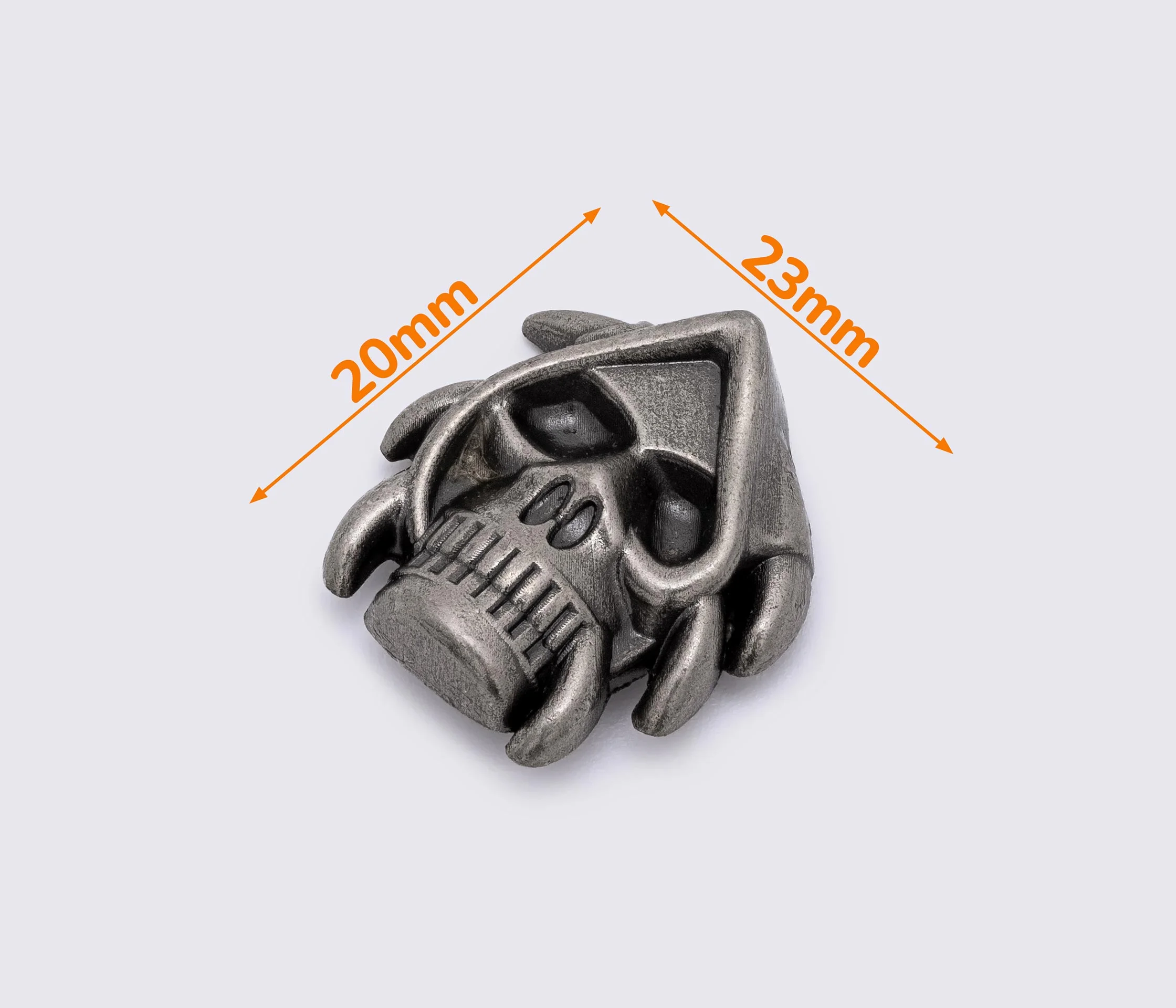 Кончо 23*20мм цв.старое серебро (К-041)