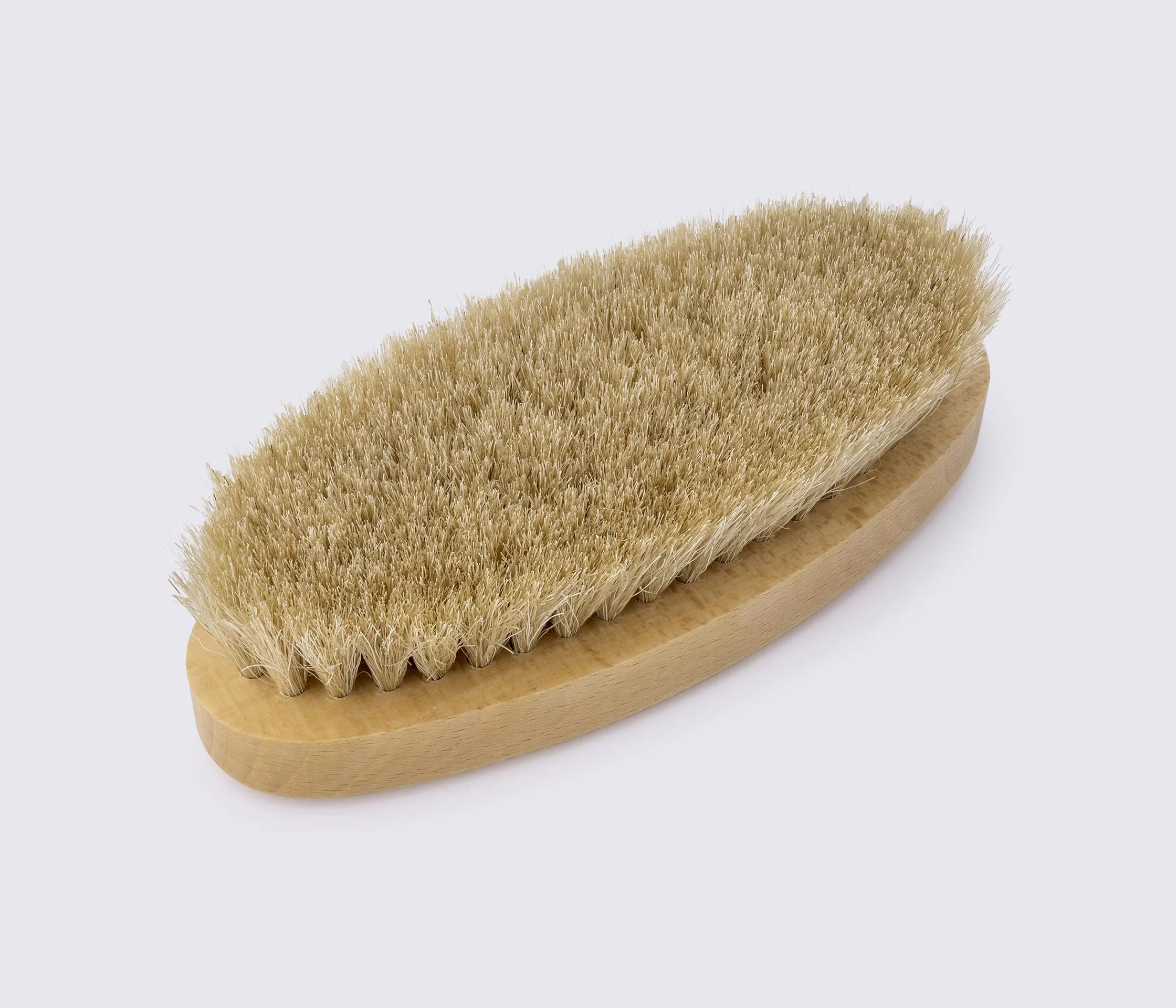 Щітка для взуття Saphir Polisher Brush, овальна, зі світлою щетиною (2640021)