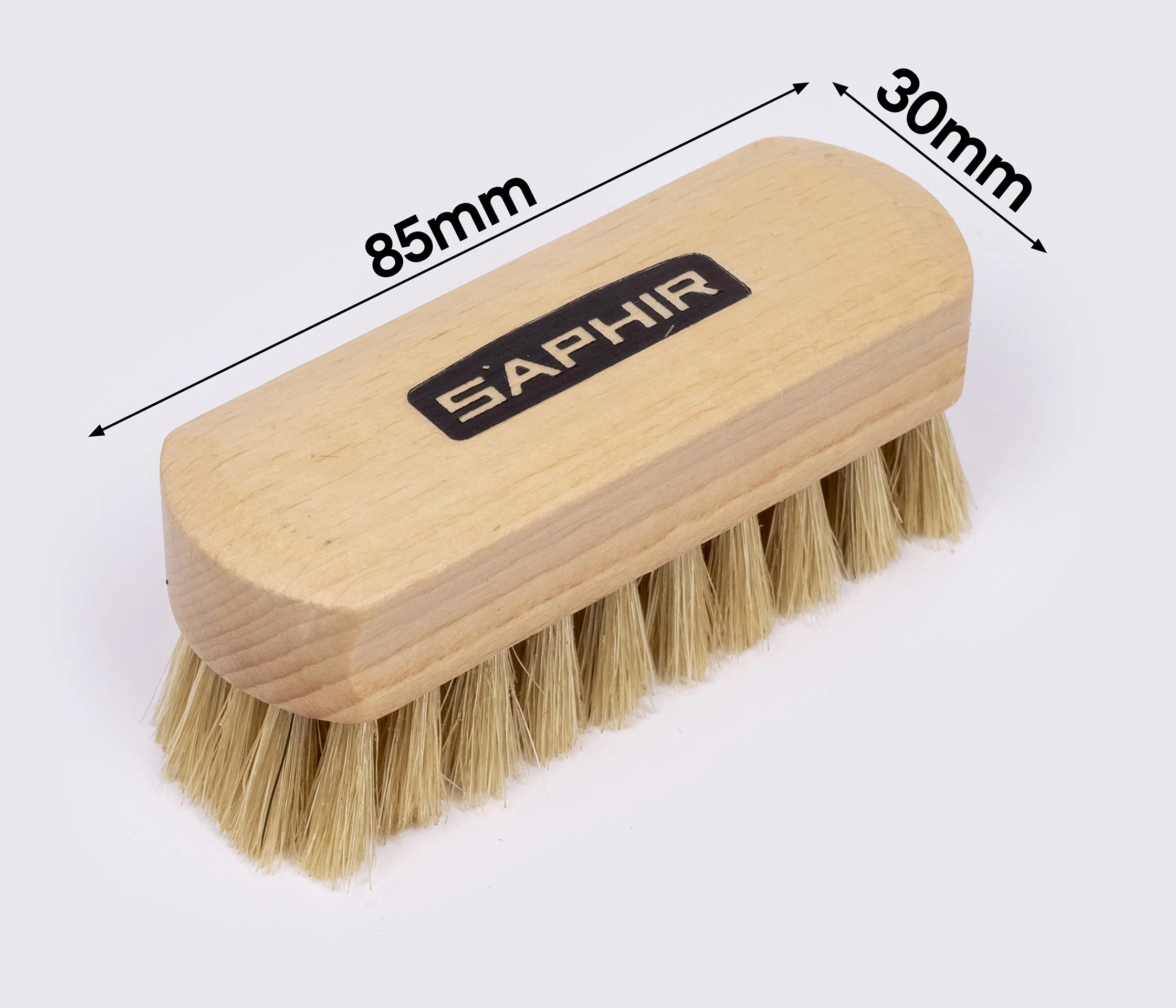 Полировочная щетка Saphir Polisher Brush, светлая свиная щетина, 8,5*3см (2640304)