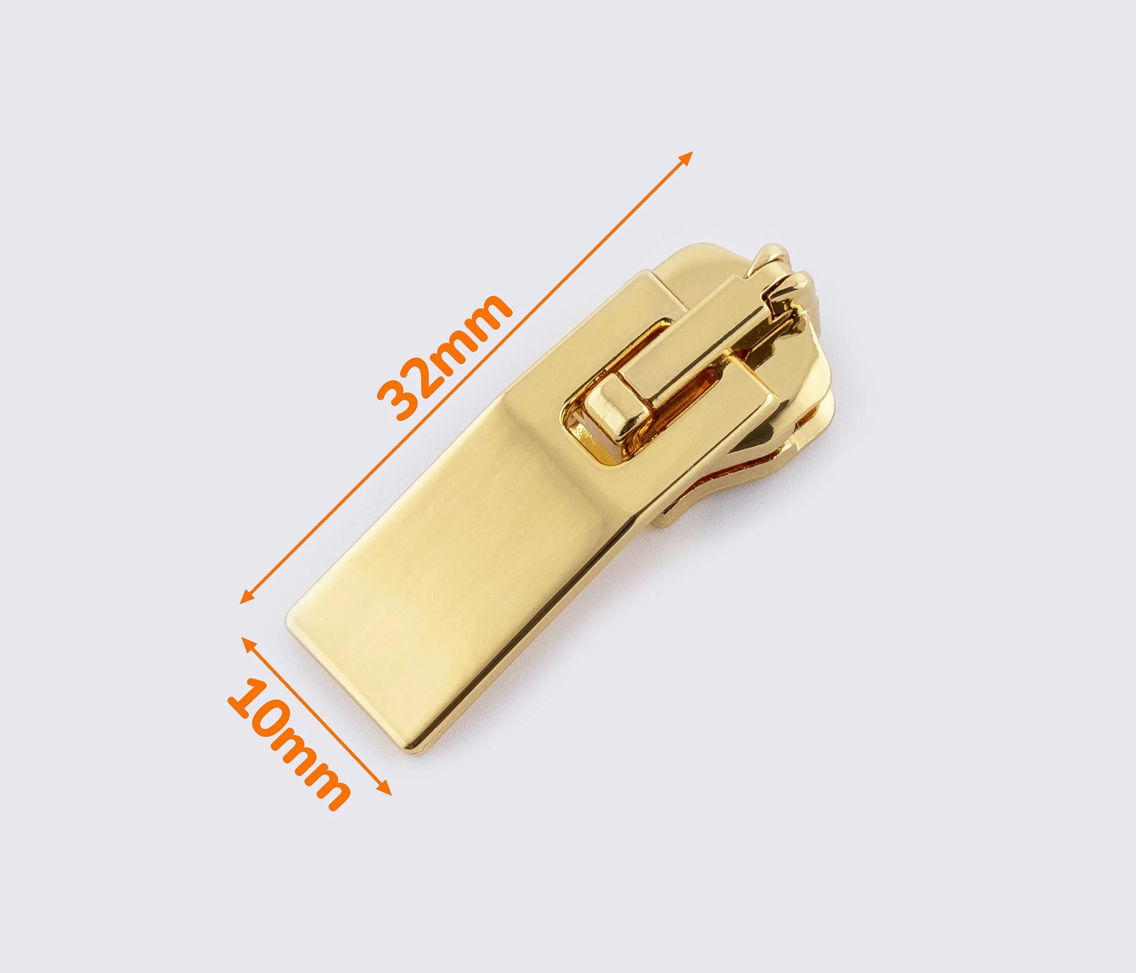 Бегунок №5 на металлическую молнию (ZIPS-1425) (без фиксатора)