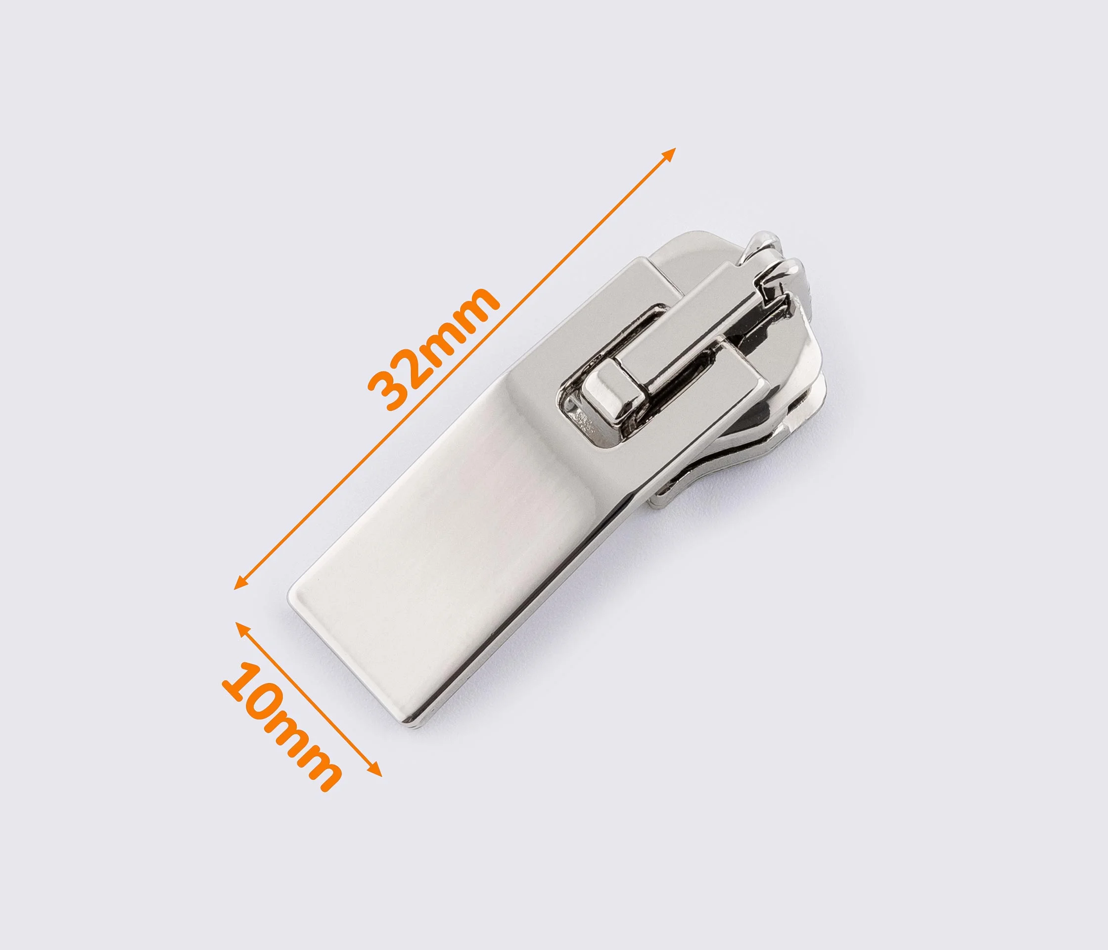Бегунок №5 на металлическую молнию (ZIPS-1425) (без фиксатора)