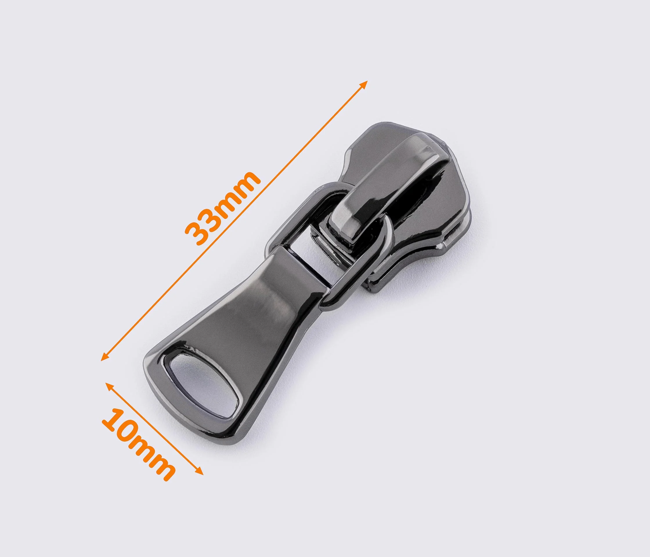 Бегунок №5 на металлическую молнию (ZIPS-1221) (без фиксатора)