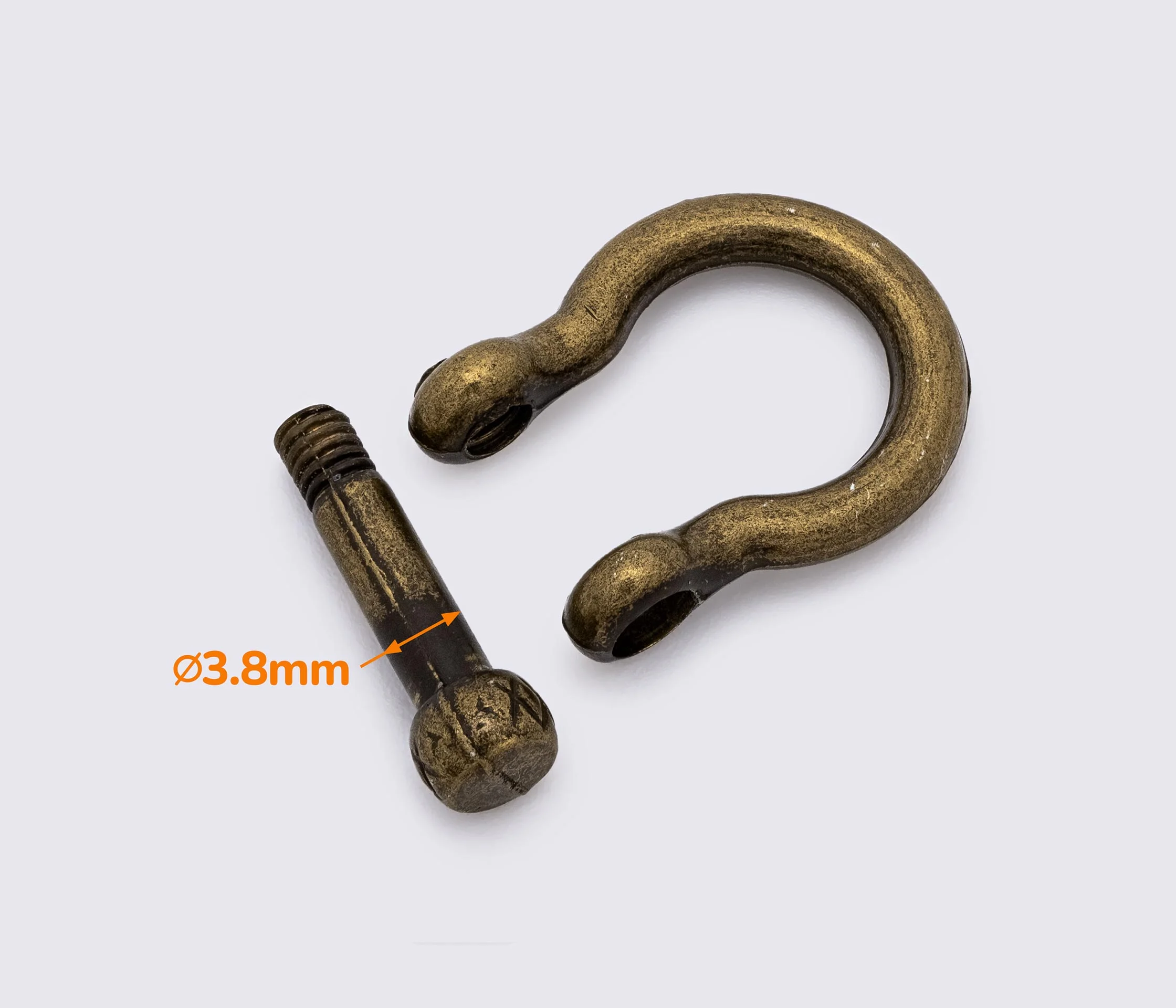 Застібка скоба (шакл) Омега 8мм (К-005)