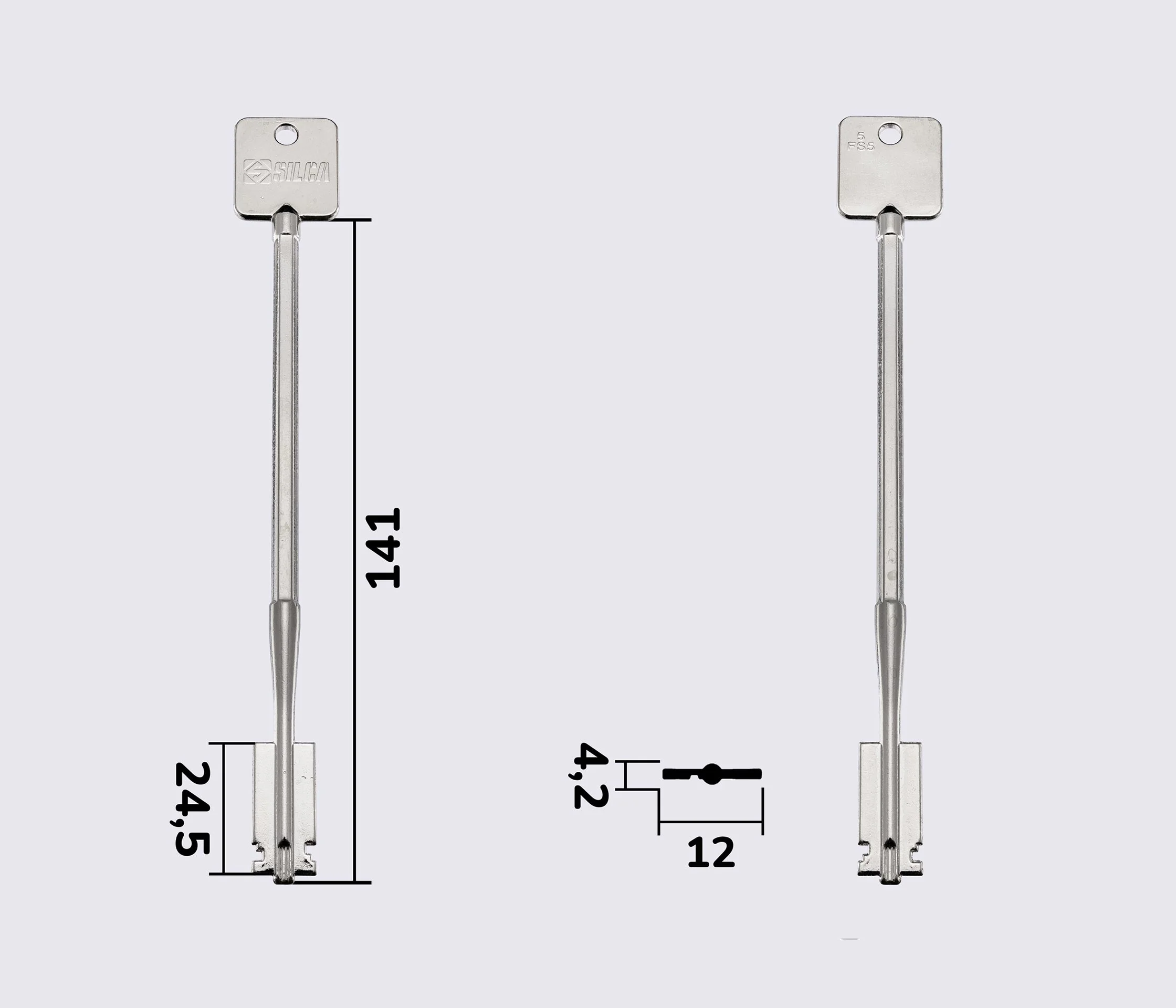 5FS5 Silca заготовка ключа бородкова
