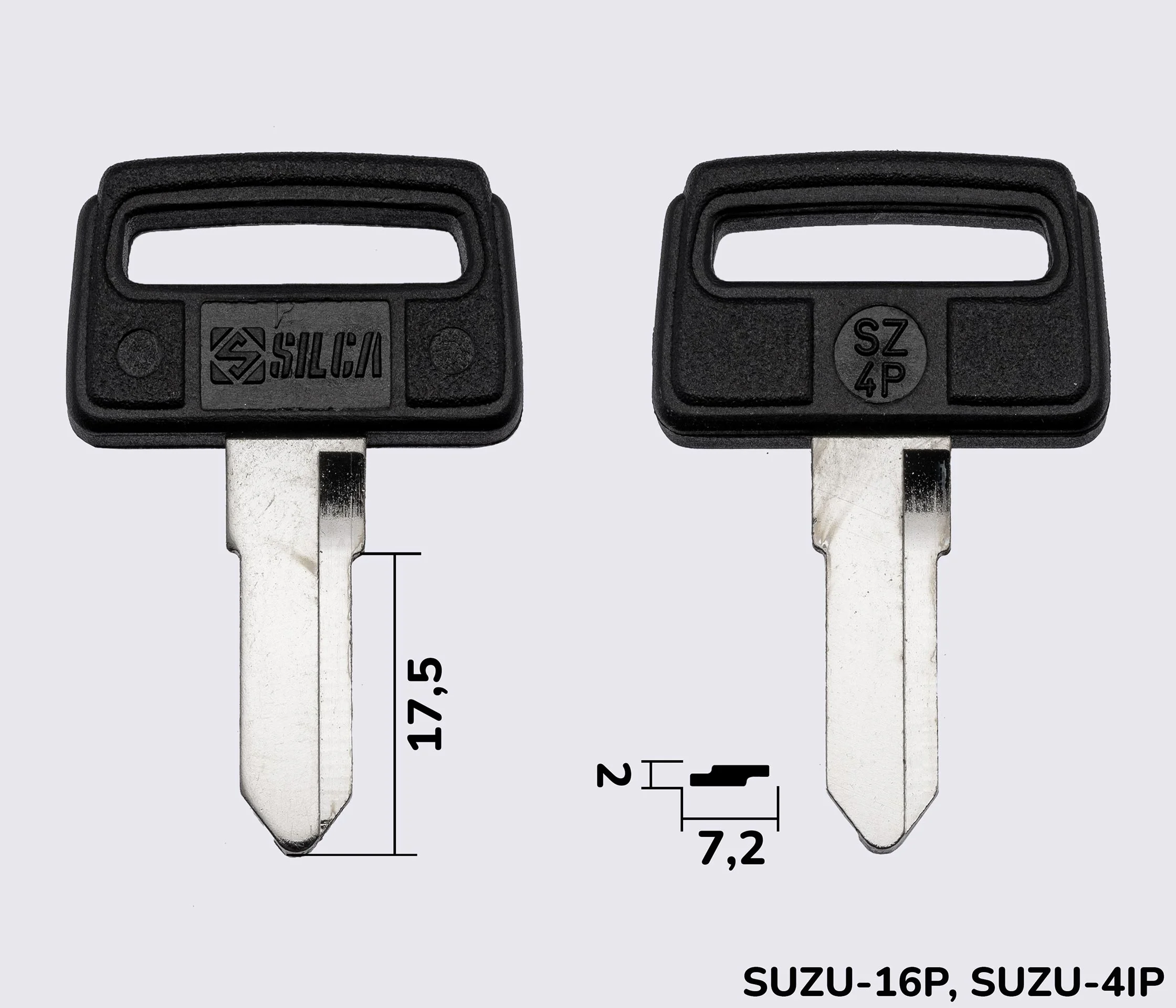 SZ4P Silca заготовка автомобільного ключа
