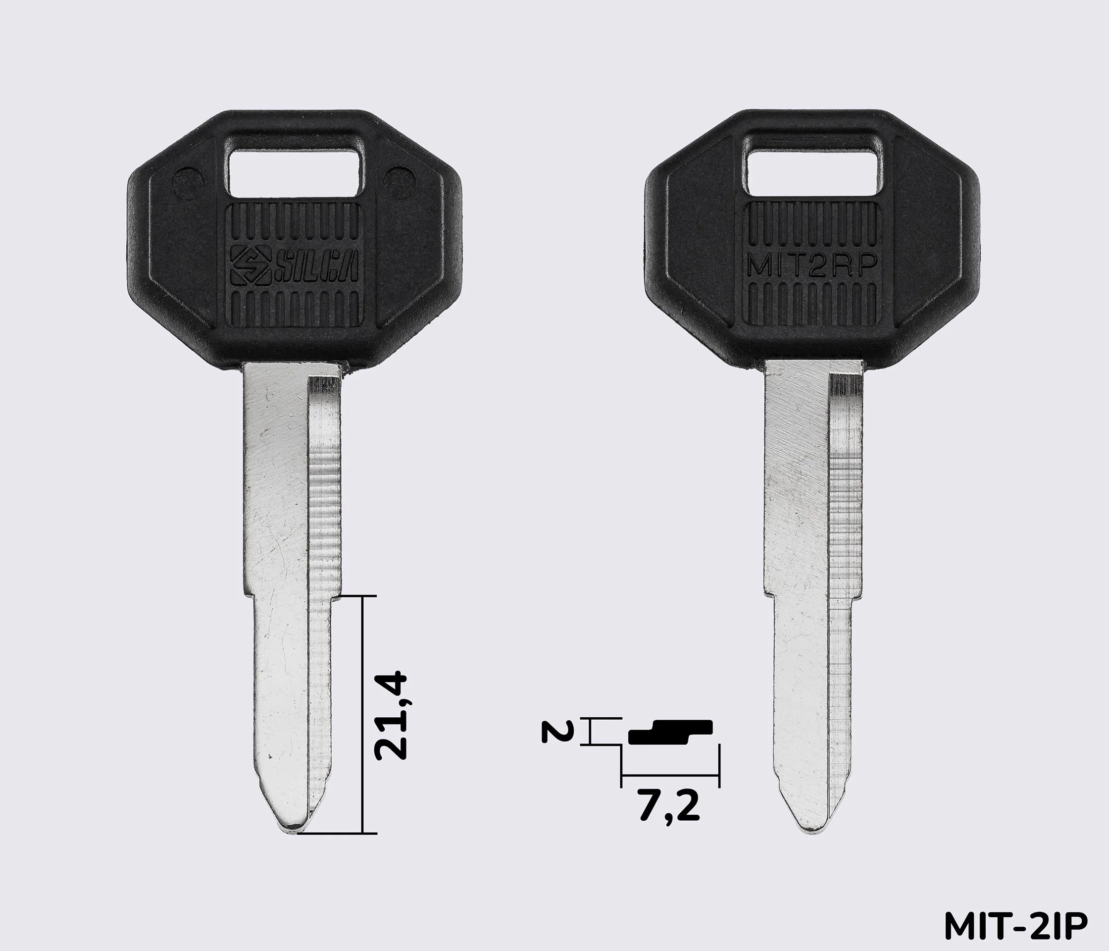 MIT2RP Silca заготовка автомобільного ключа