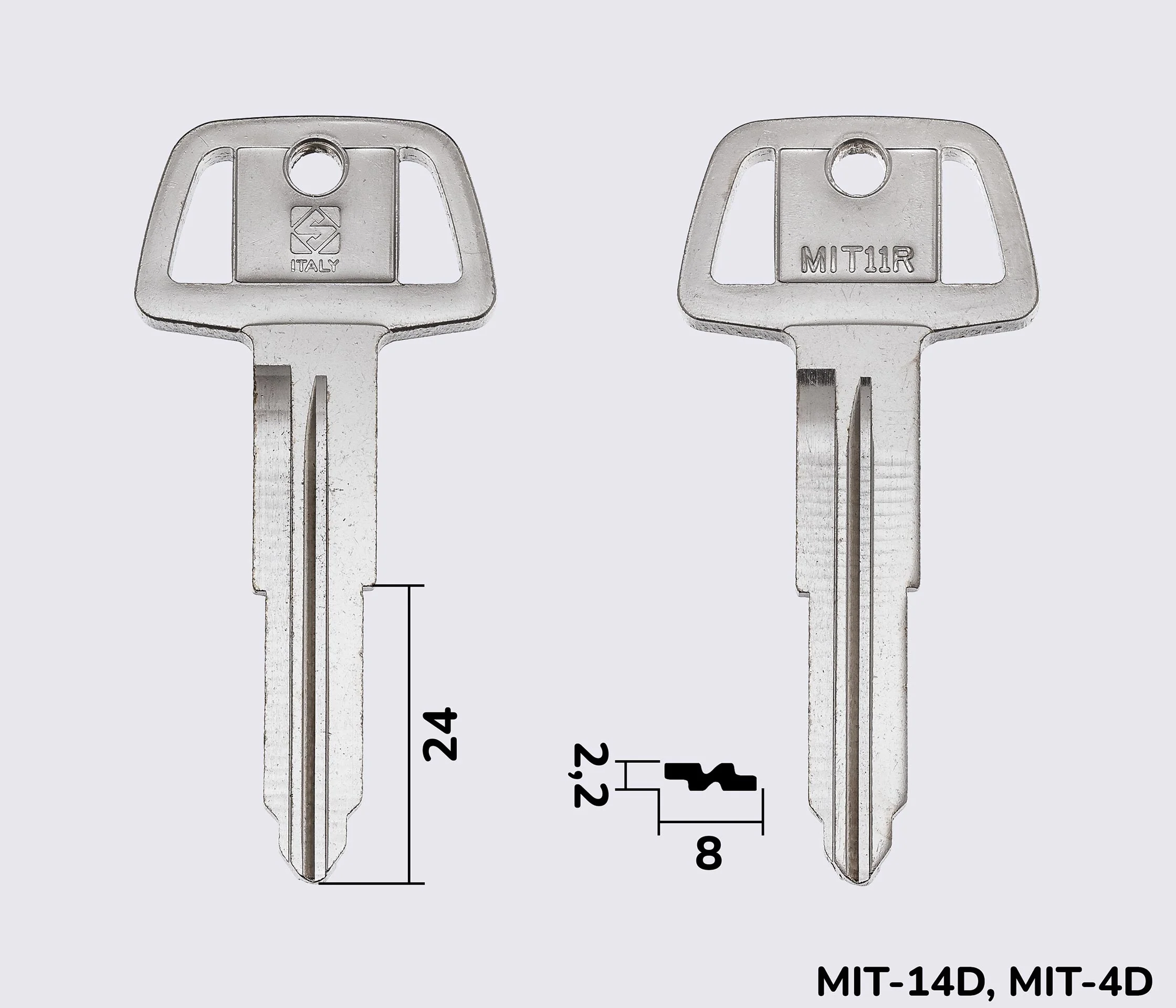 MIT11R Silca заготовка автомобільного ключа