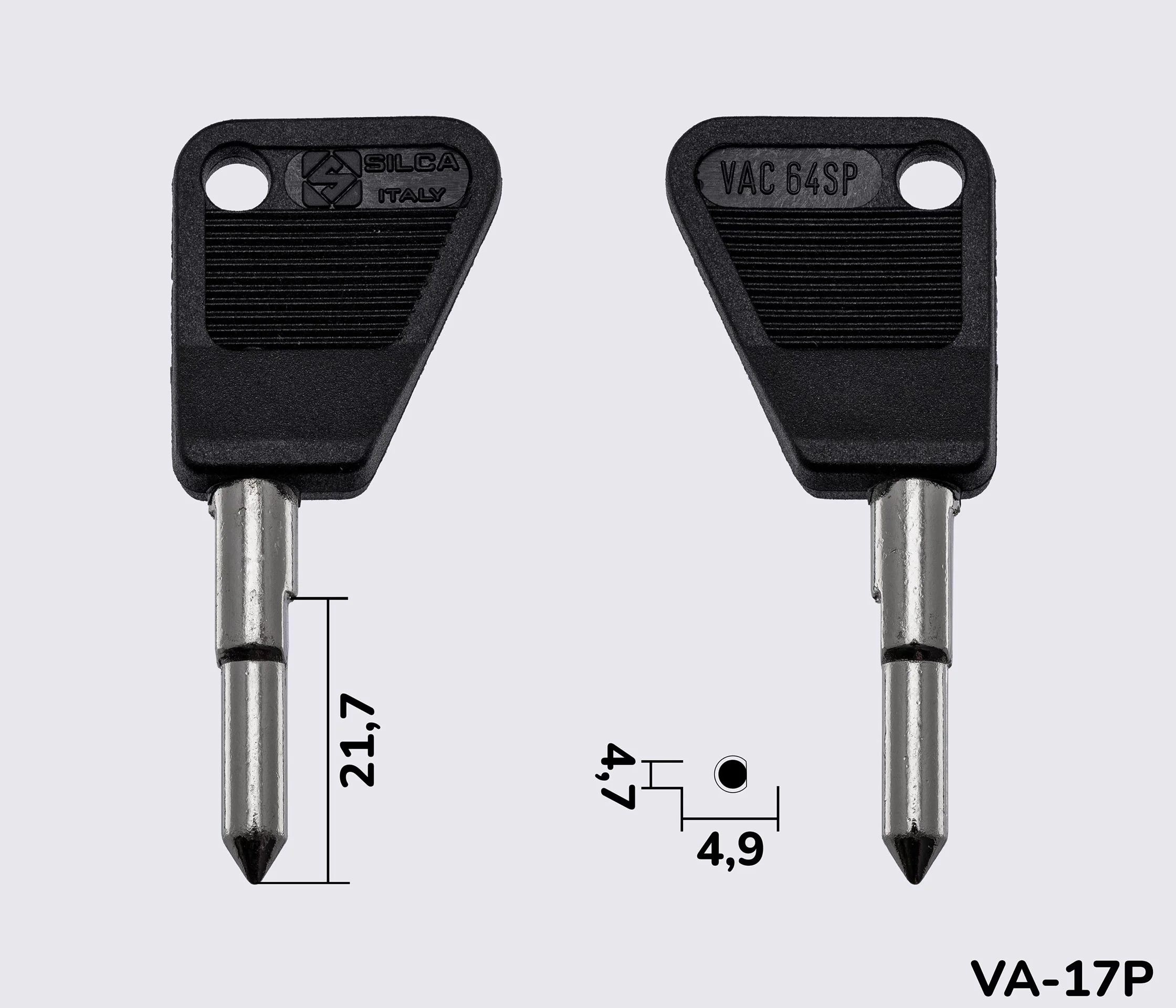 VAC64SP Silca заготовка автомобільного ключа