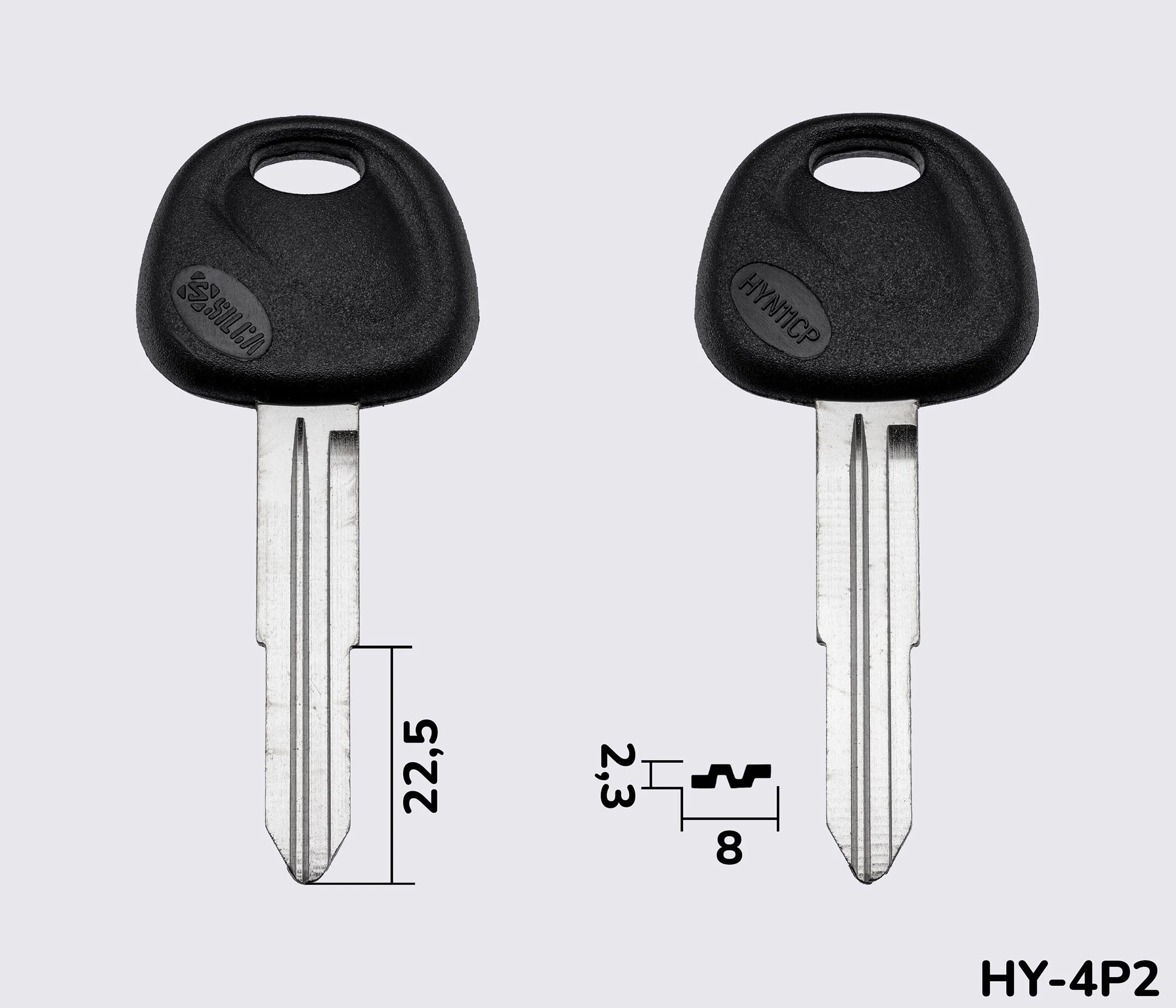 HYN11CP Silca заготовка автомобільного ключа