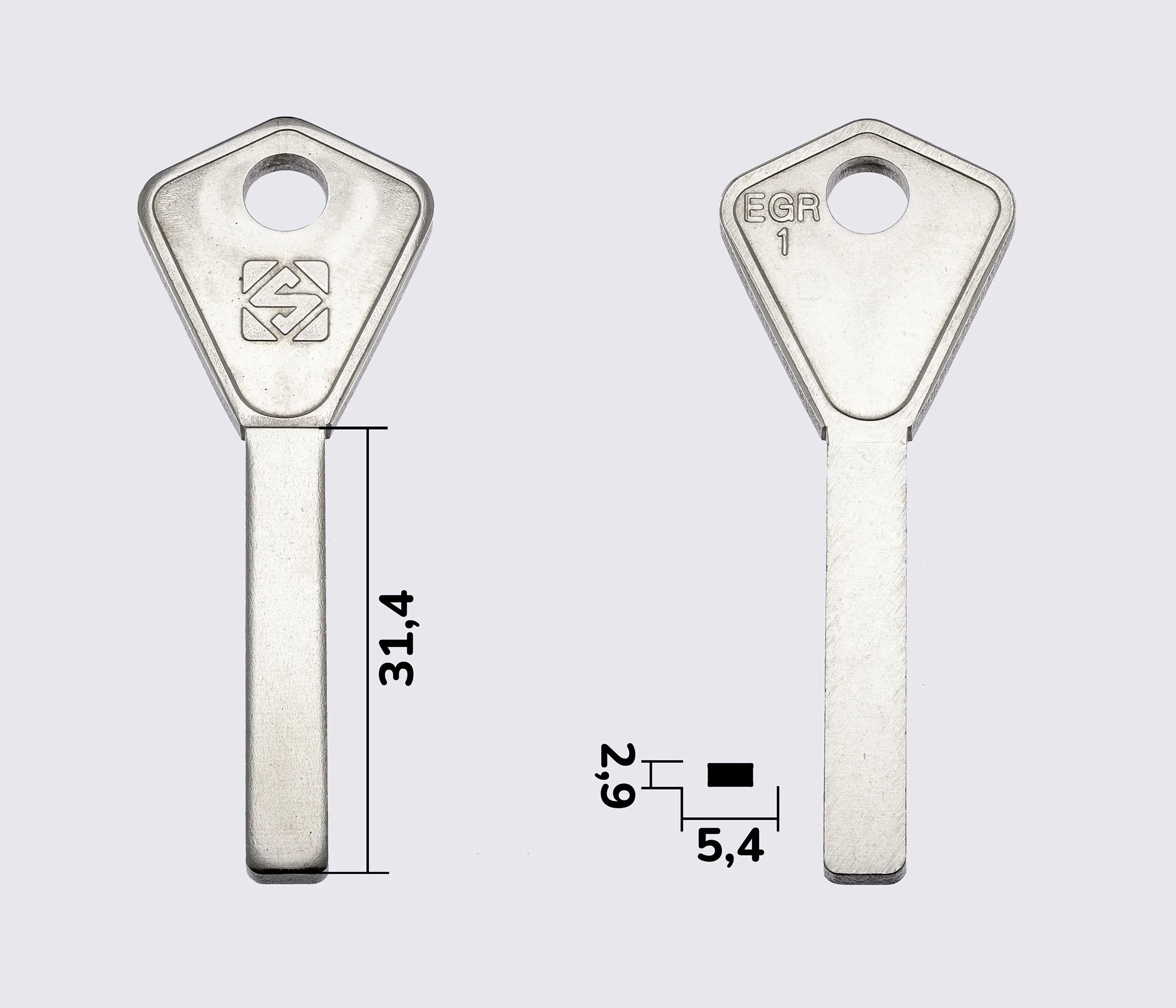 EGR1 Silca заготовка финского ключа