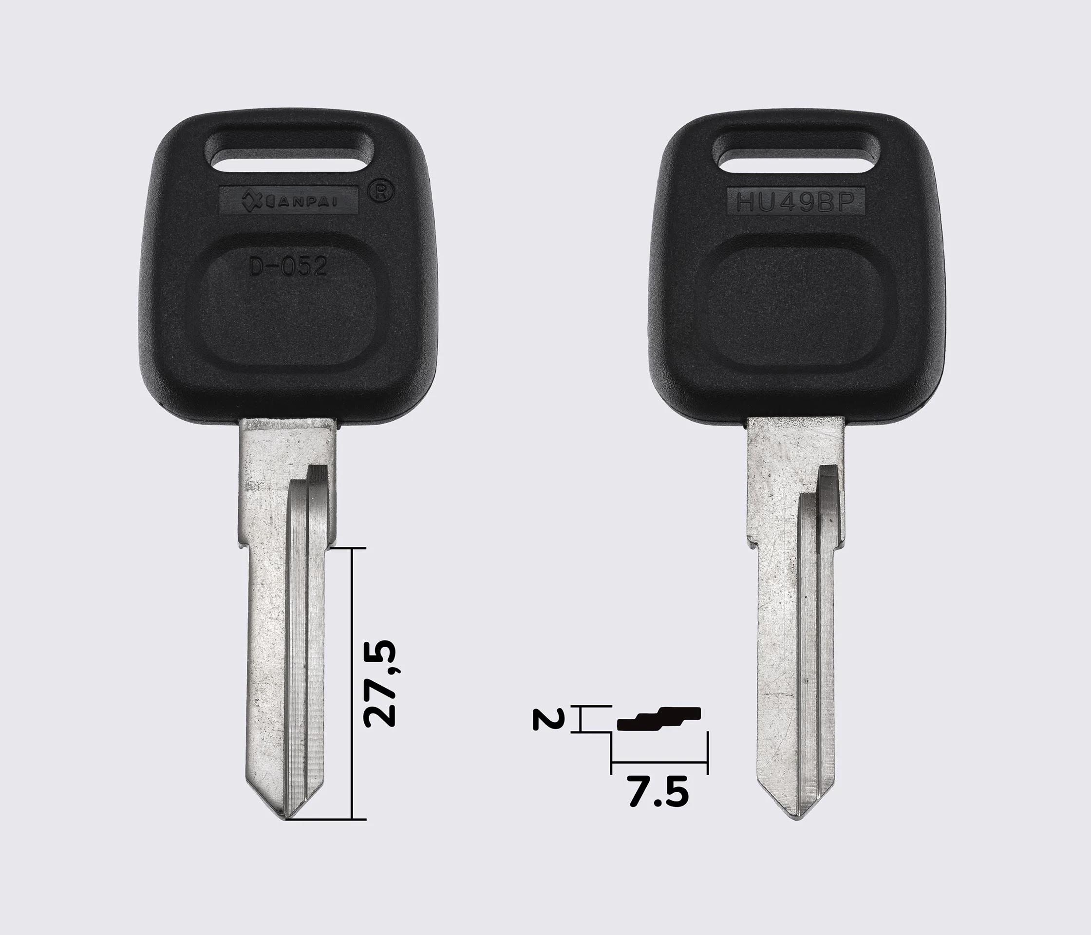 HU49BP Silca заготовка автомобільного ключа