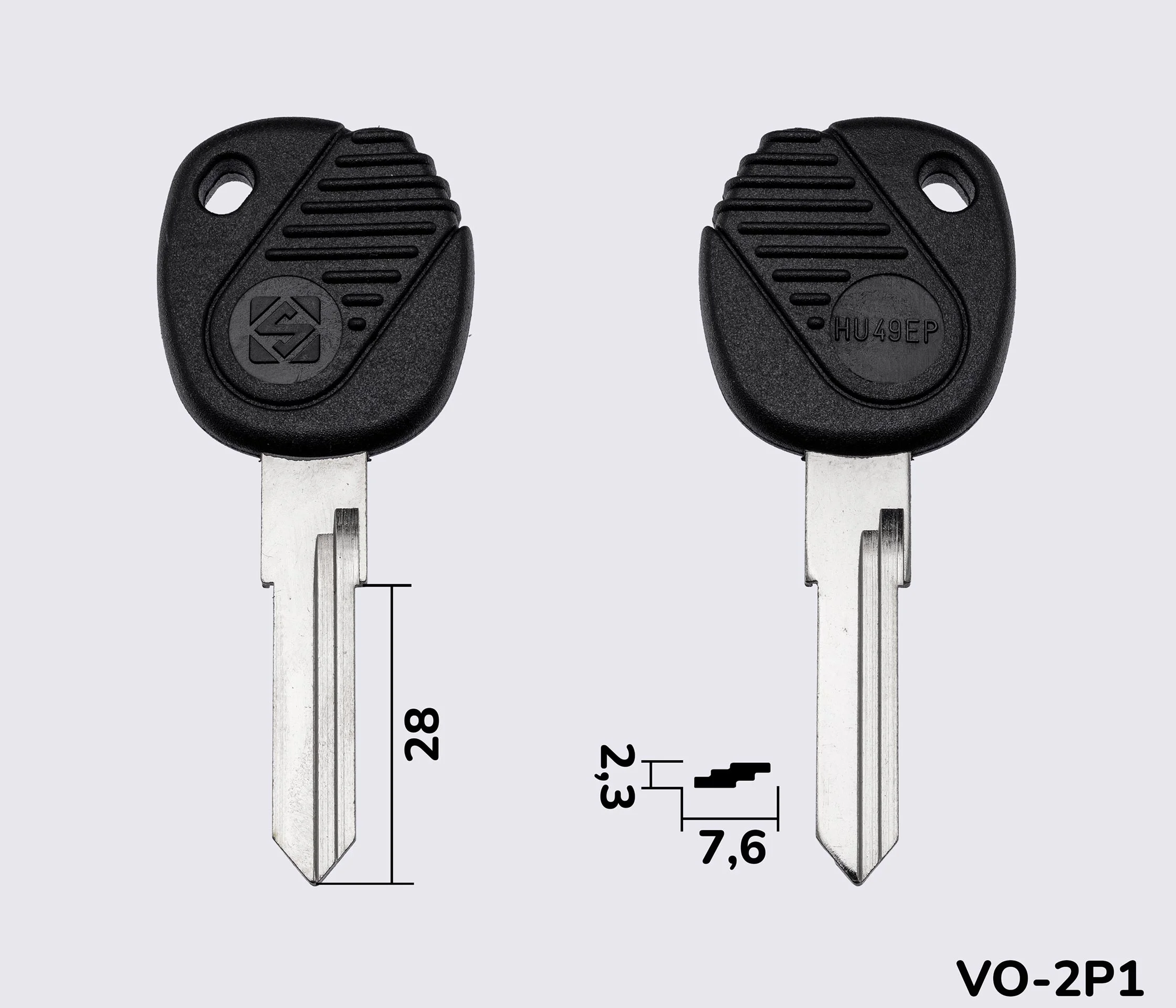 HU49EP Silca заготовка автомобільного ключа