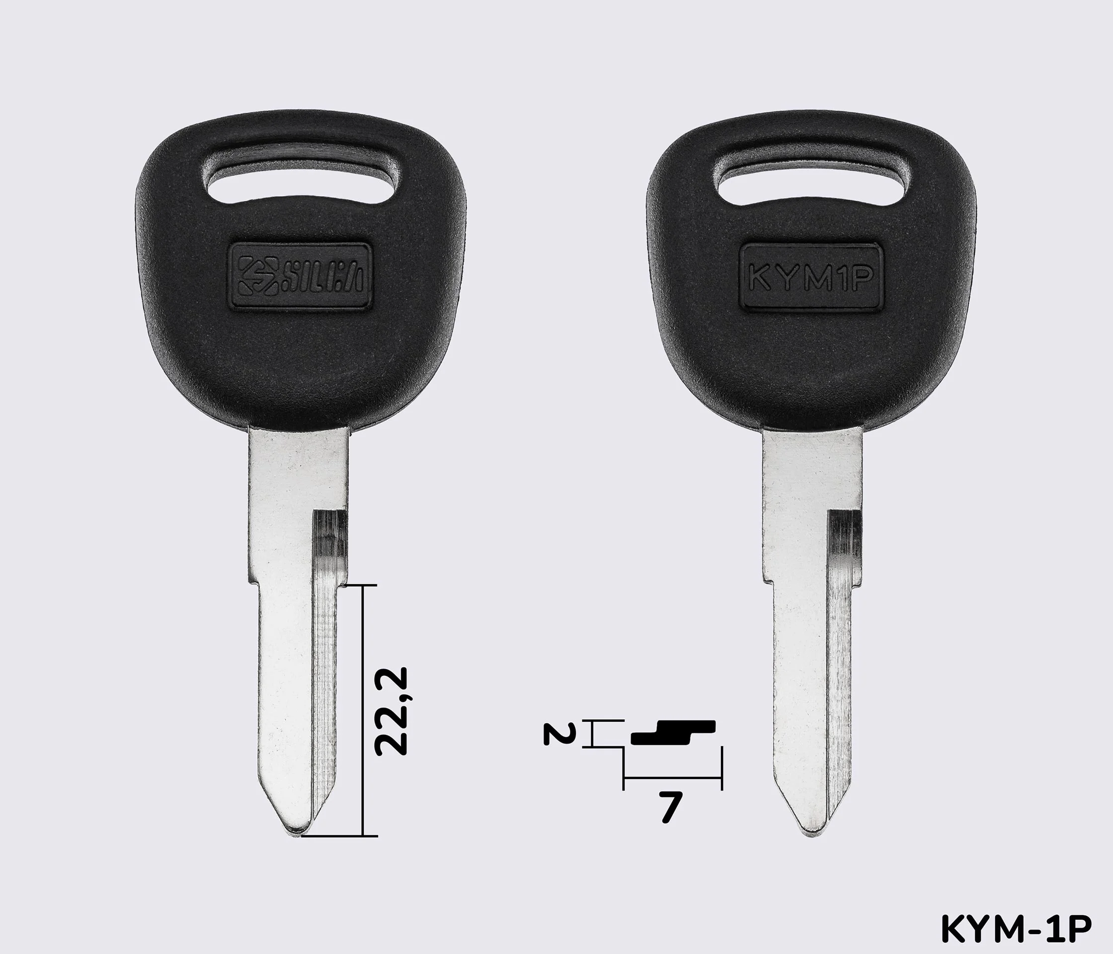 KYM1P Silca заготовка автомобільного ключа