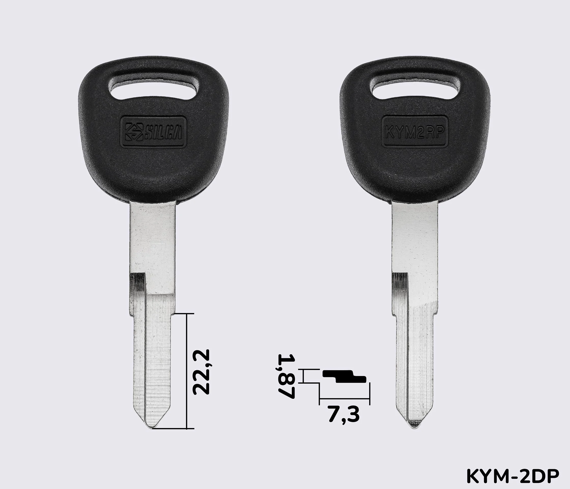 KYM2RP Silca заготовка автомобільного ключа