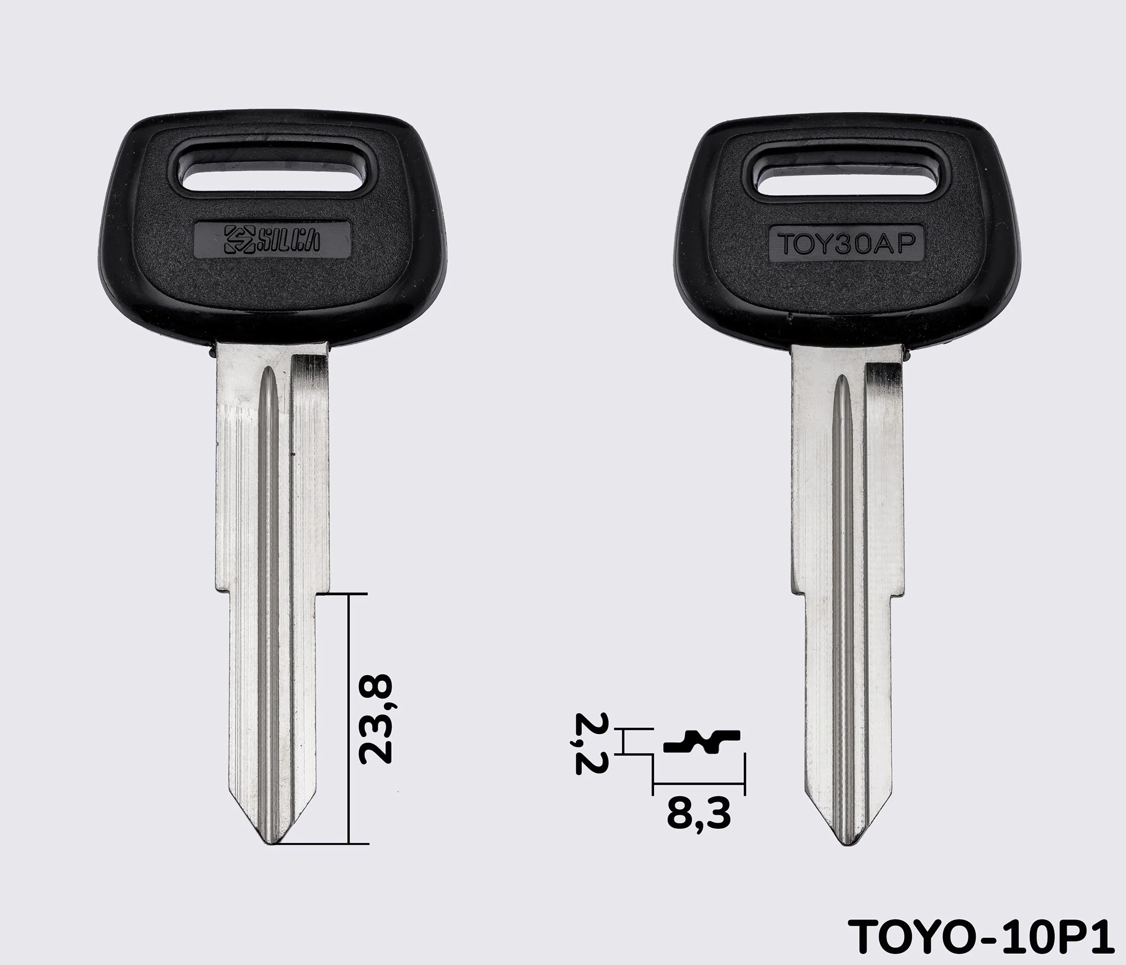 TOY30AP Silca заготовка автомобільного ключа