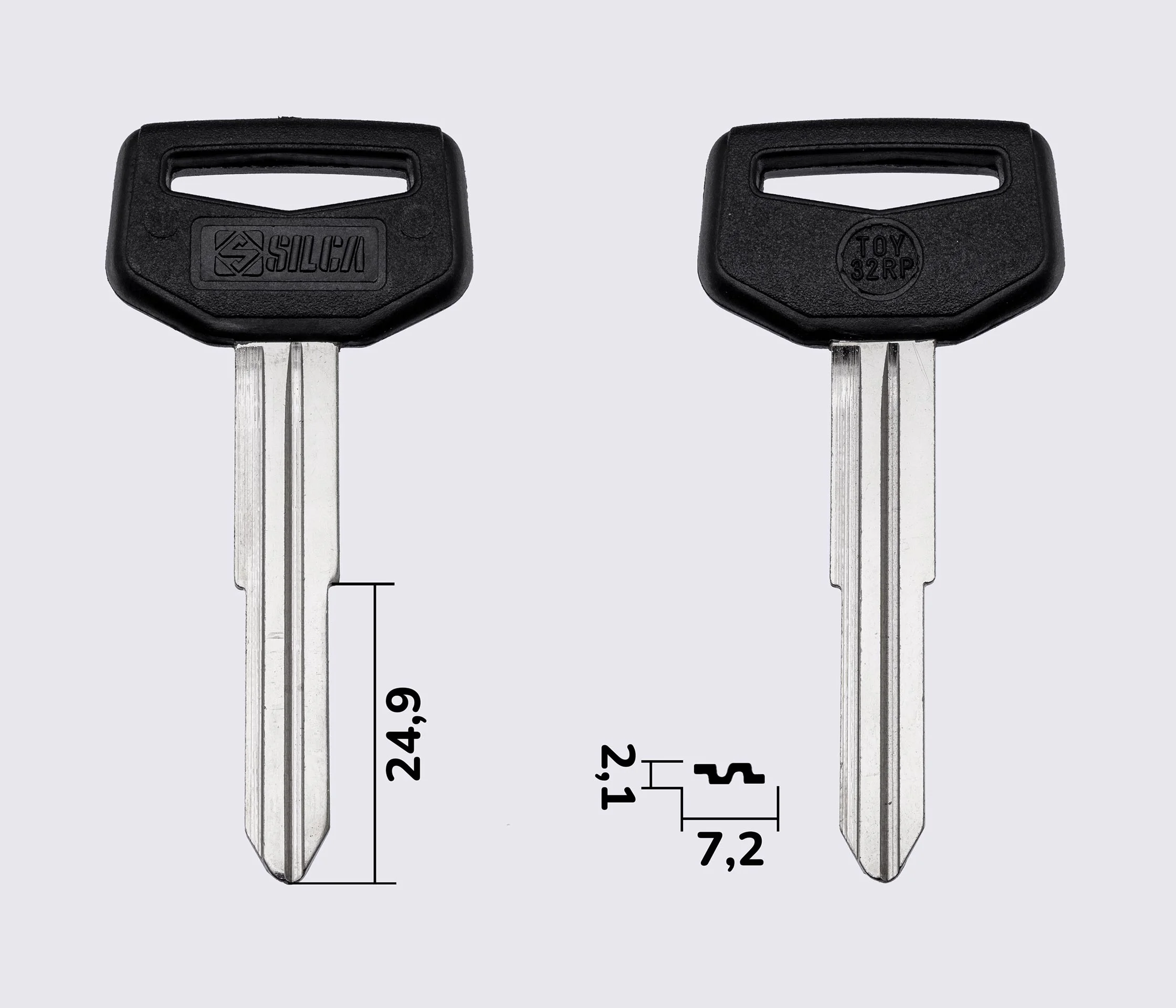TOY32RP Silca заготовка автомобільного ключа