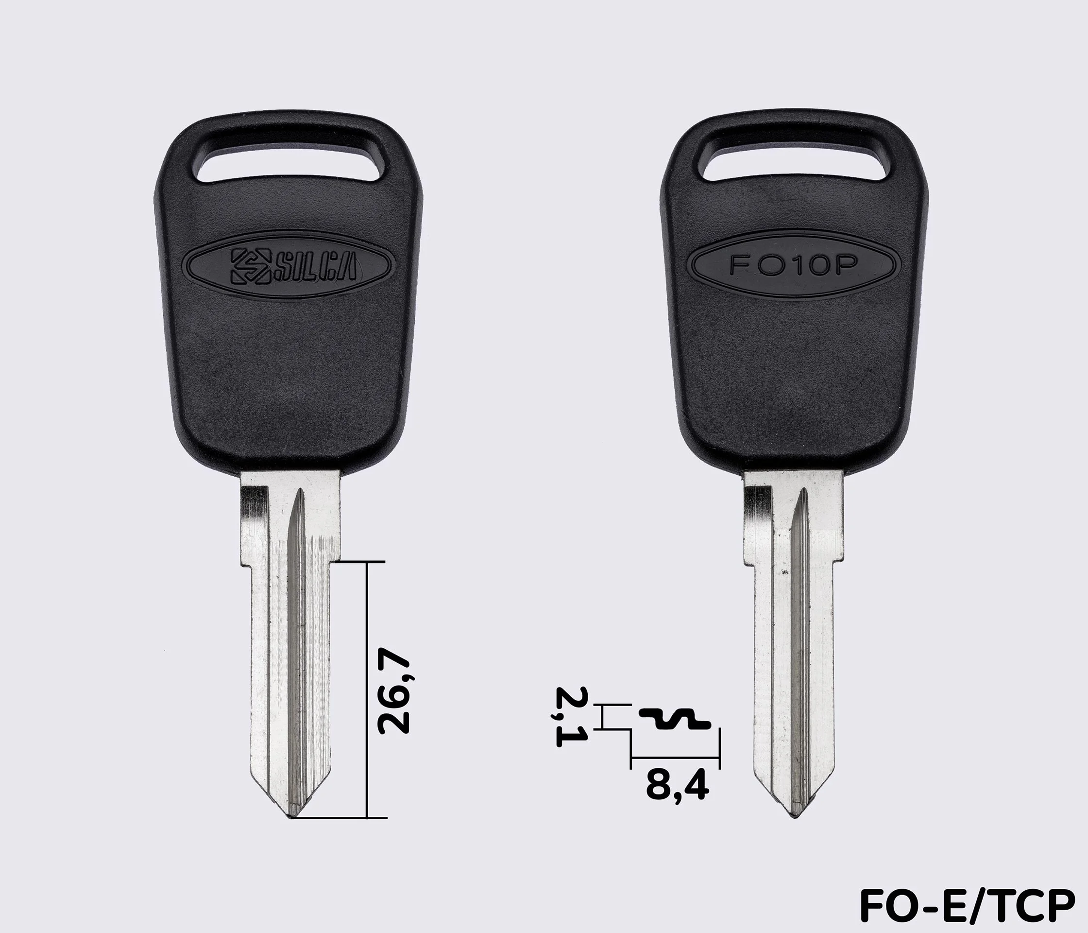 FO10P Silca заготовка автомобільного ключа