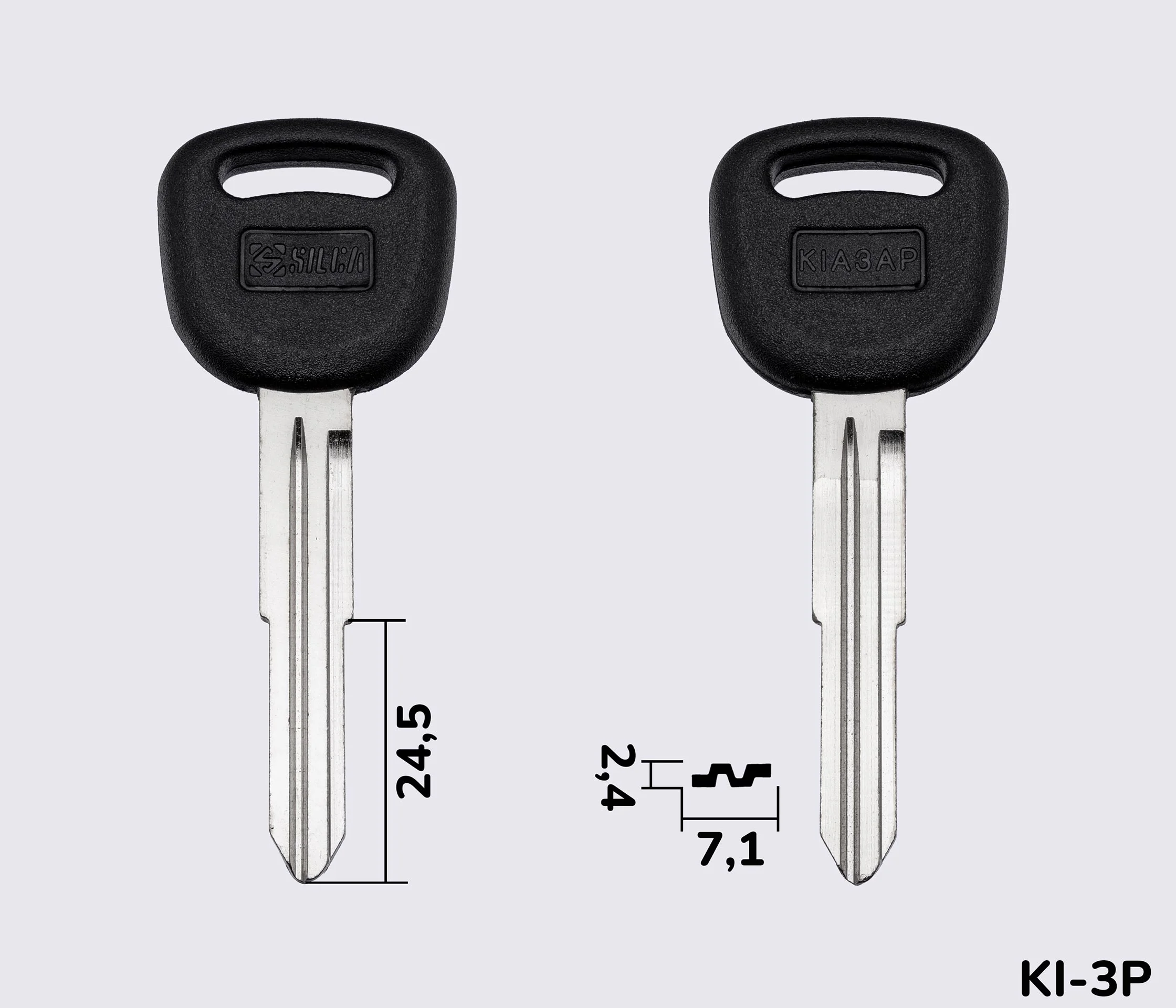 KIA3AP Silca заготовка автомобільного ключа