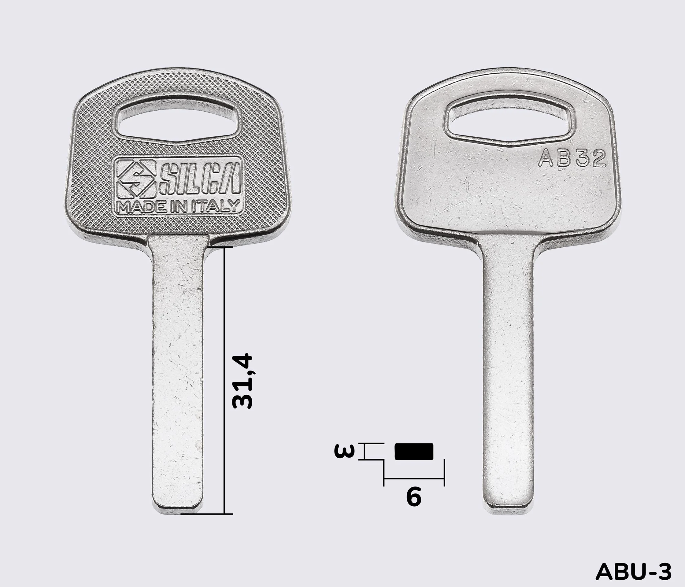 AB32 Silca заготовка финского ключа