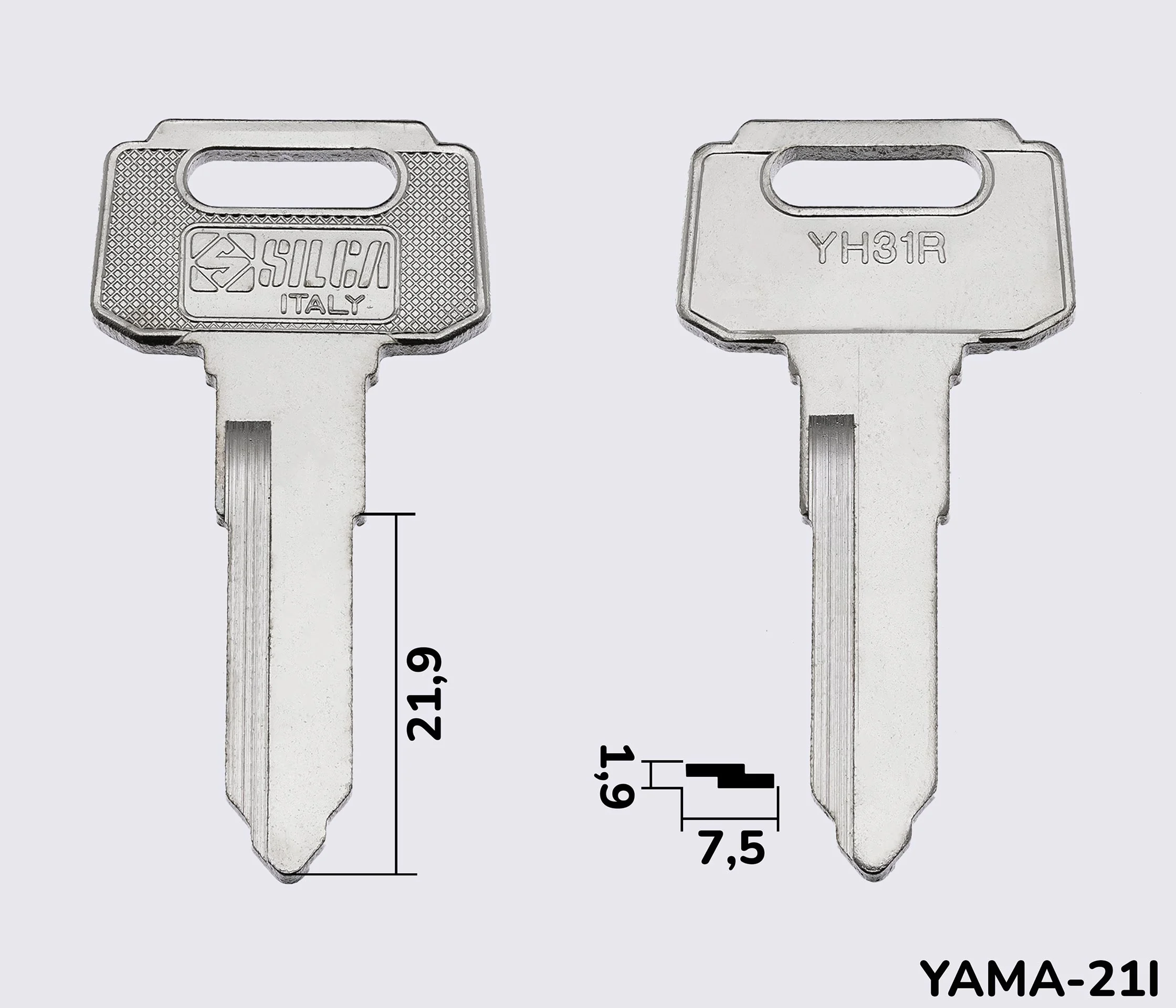 YH31R Silca заготовка автомобільного ключа