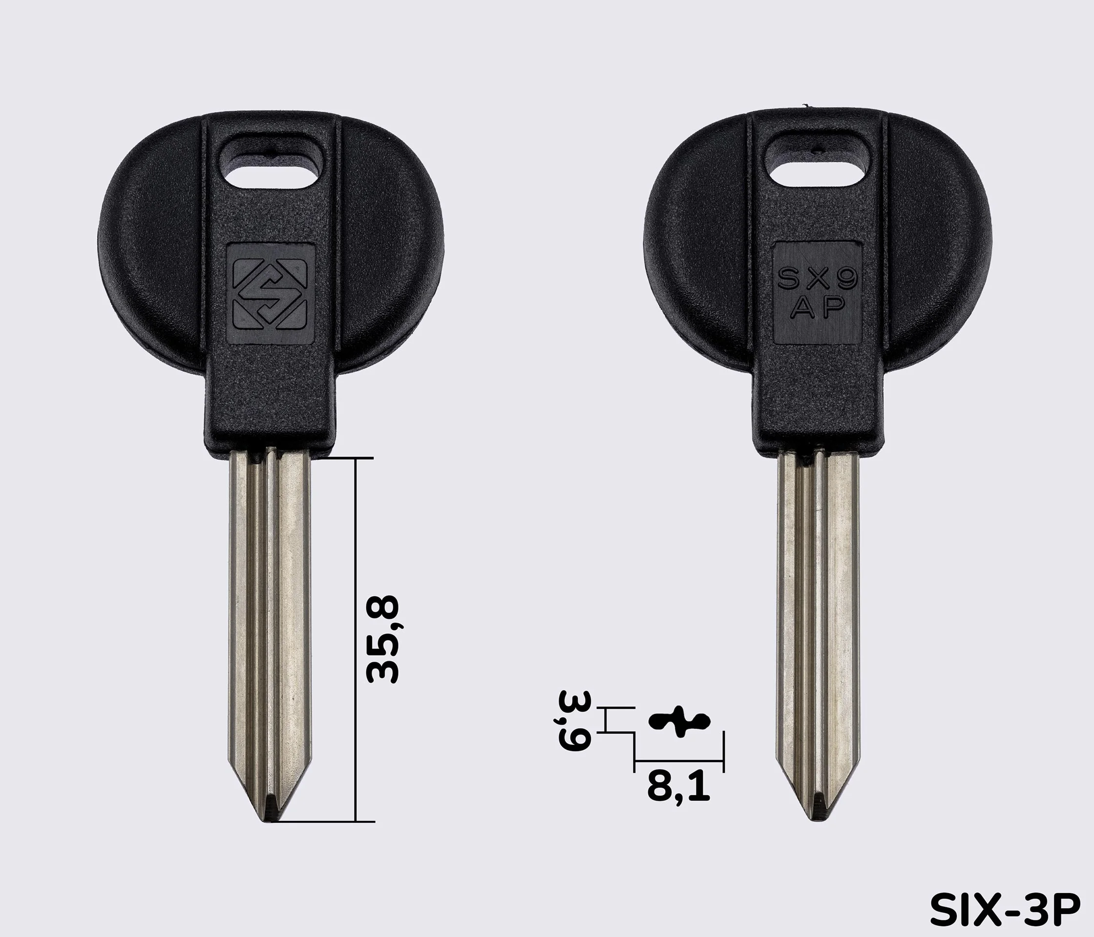SX9AP Silca заготовка автомобільного ключа