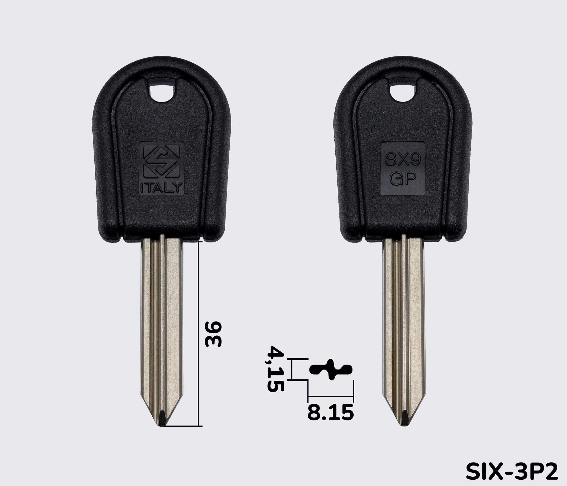 SX9GP Silca заготовка автомобільного ключа