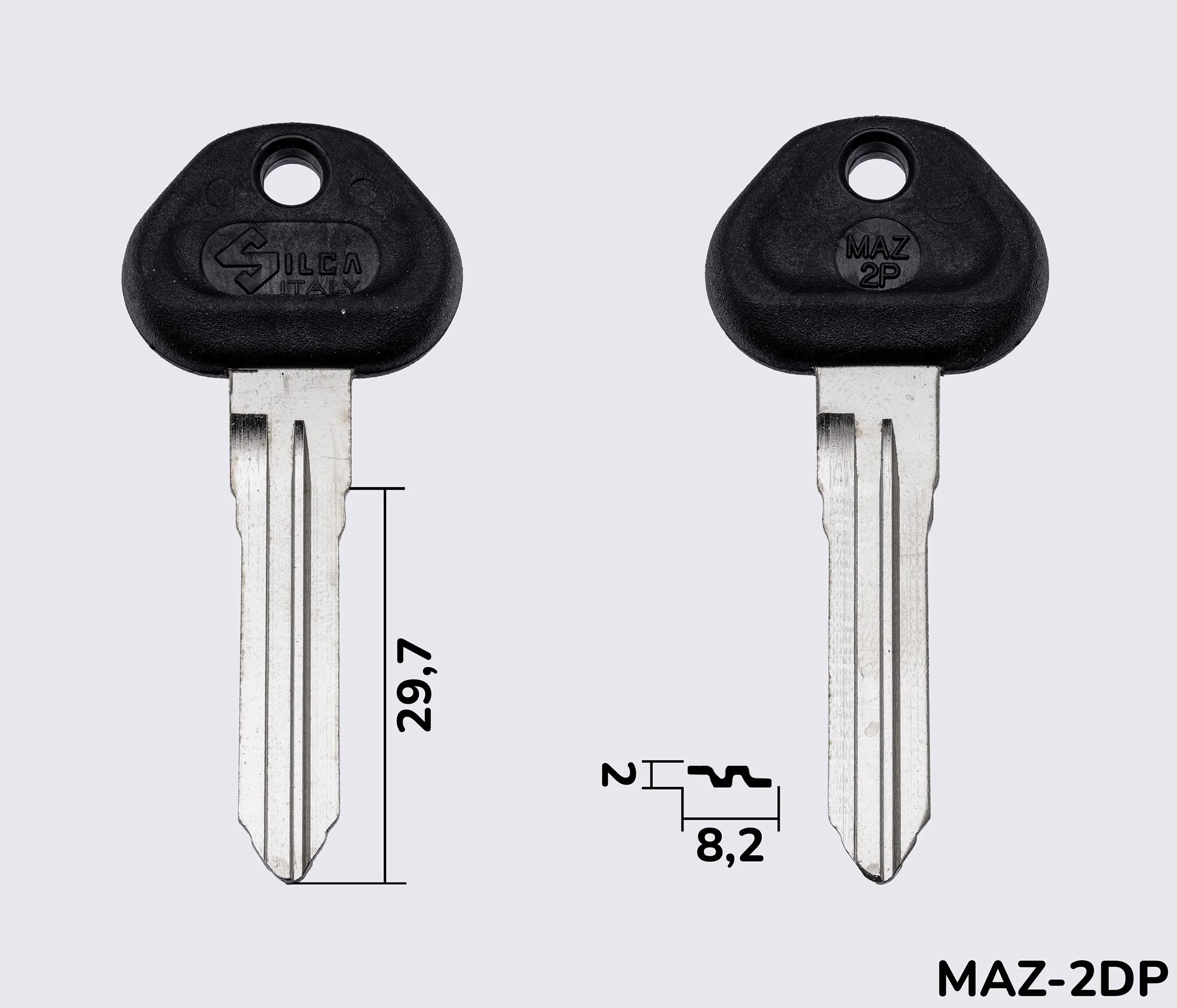 MAZ2P Silca заготовка автомобільного ключа