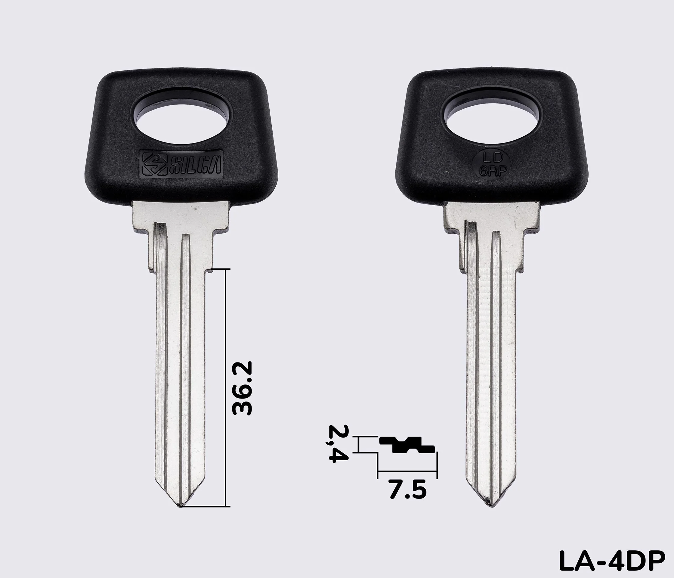 LD6RP Silca заготовка автомобільного ключа