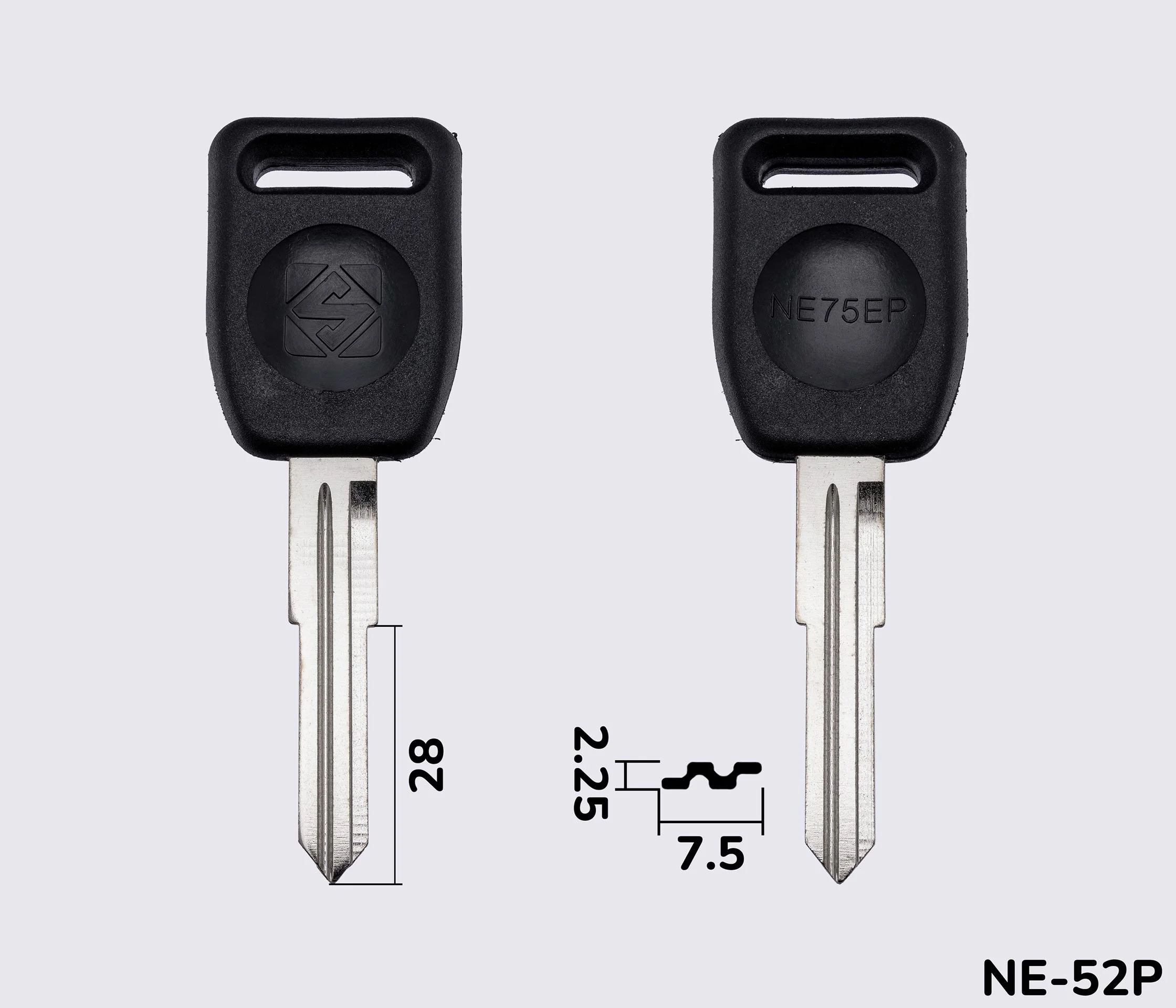 NE75EP Silca заготовка автомобільного ключа