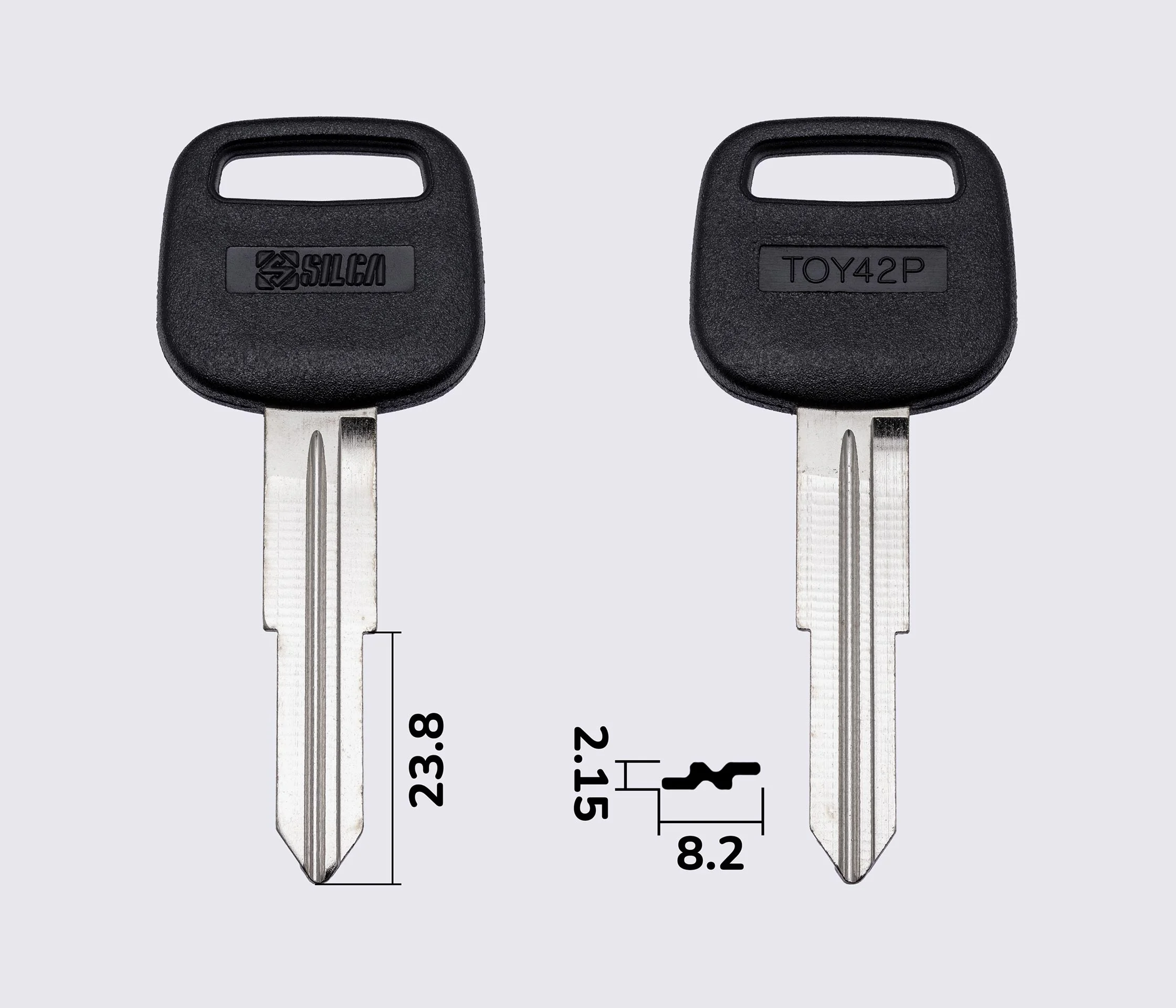 TOY42P Silca заготовка автомобільного ключа