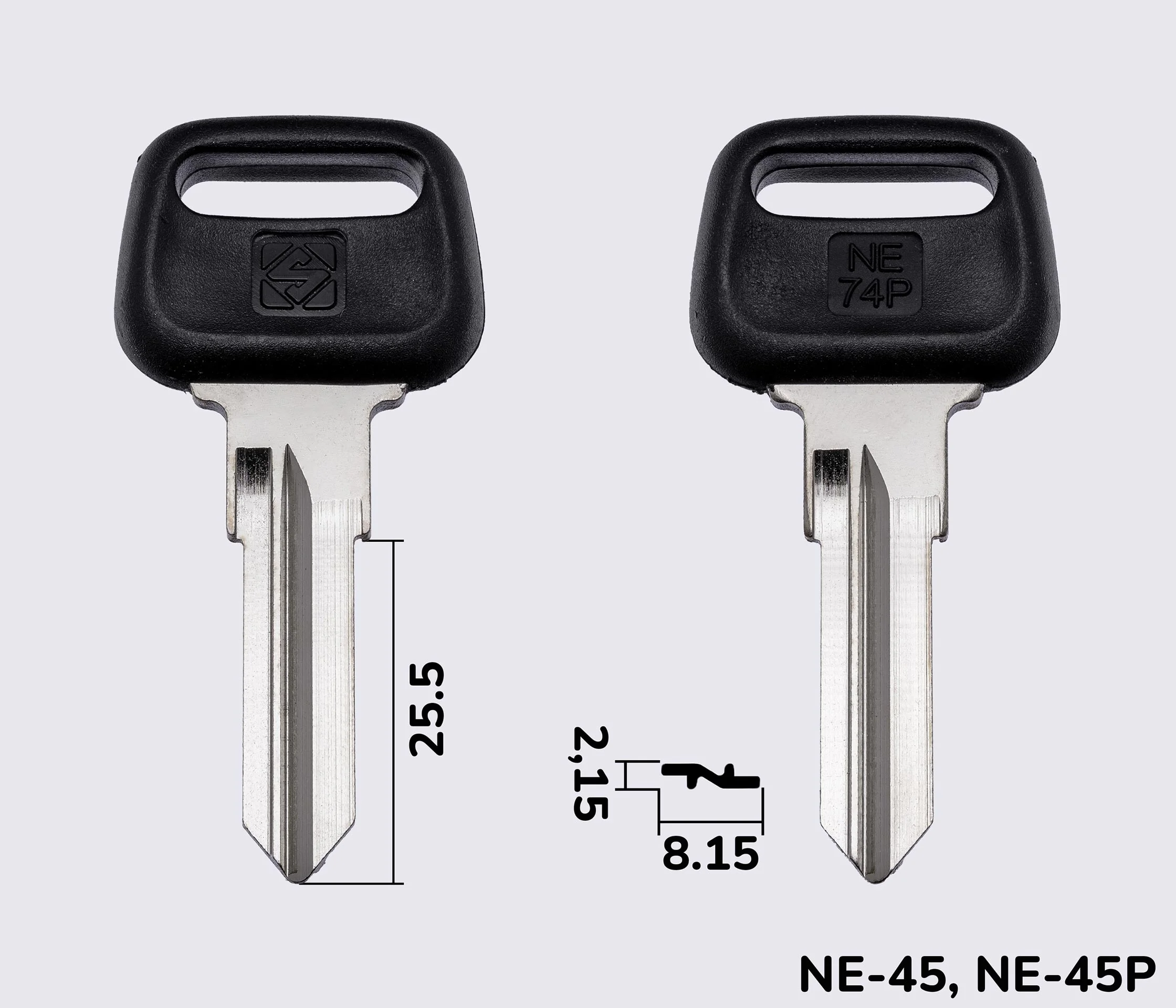NE74P Silca заготовка автомобільного ключа
